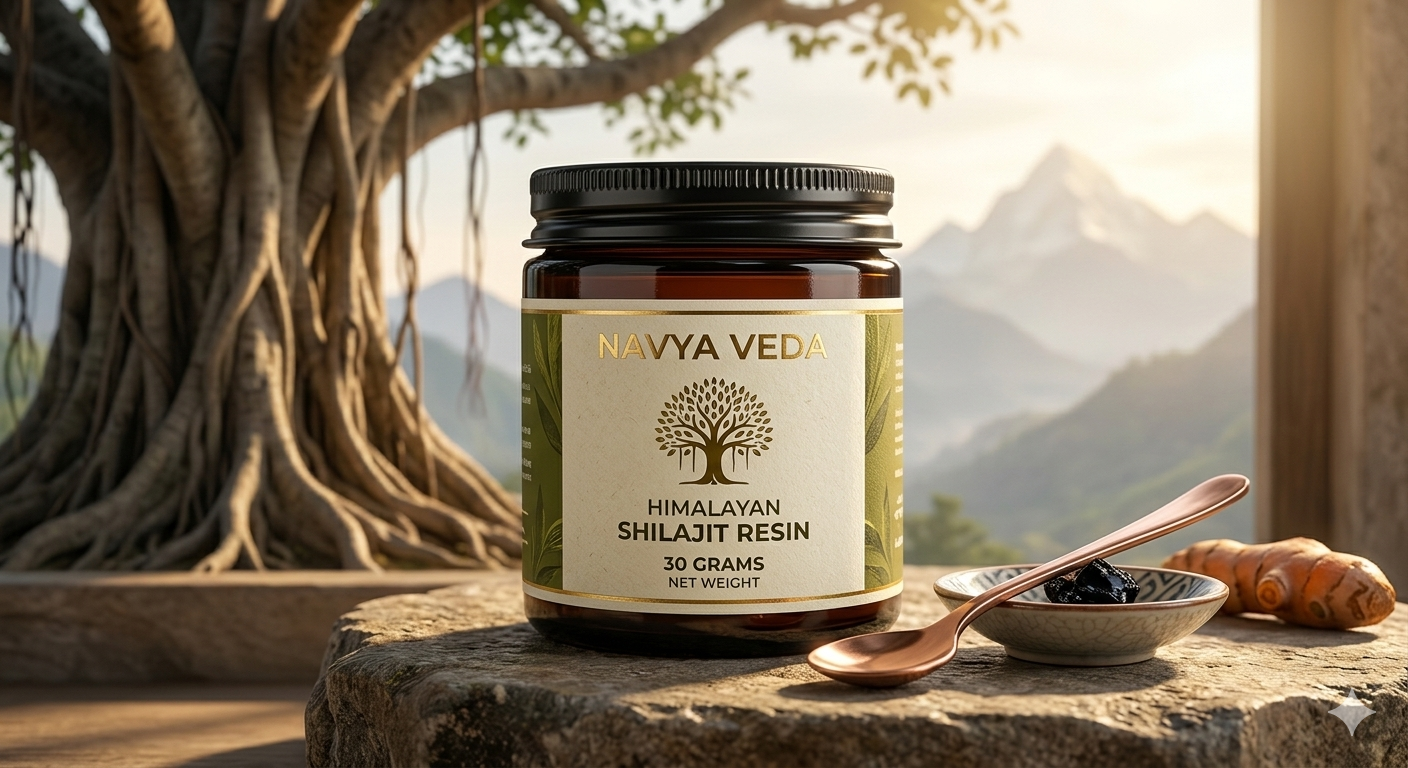 Navya Veda Himalayan Shilajit Resin: Unlock Your Inner Warrior