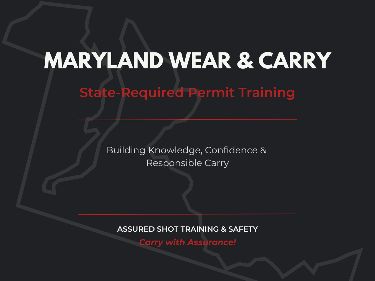 Maryland Wear & Carry Training Program