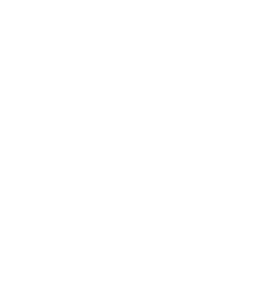 Line drawing of two hands touching or resting on a knee.