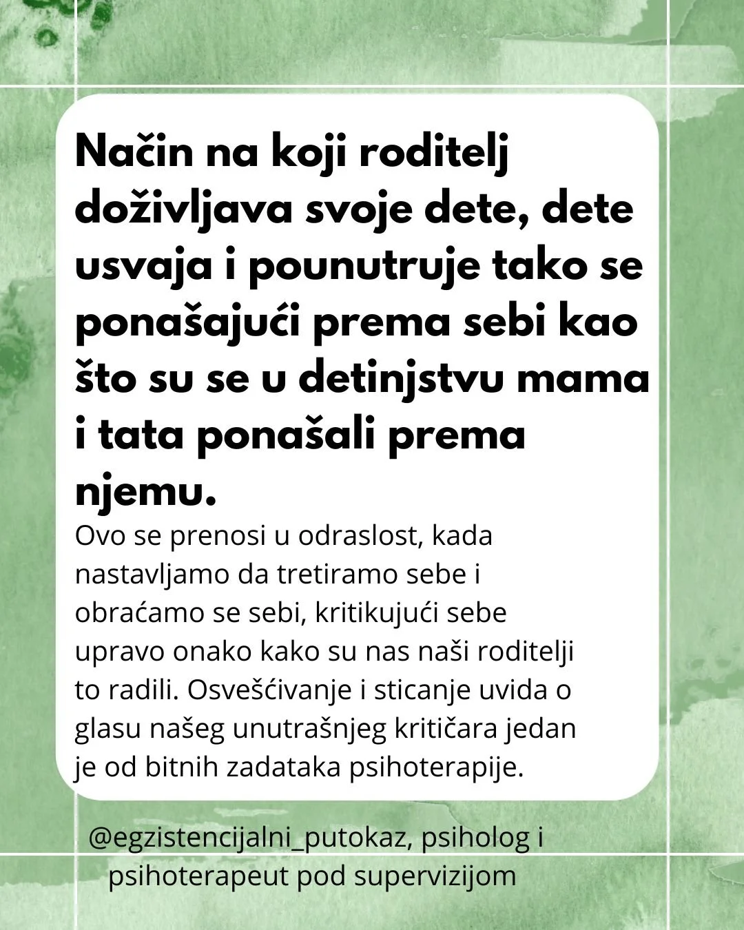 O unutrašnjem kritičaru