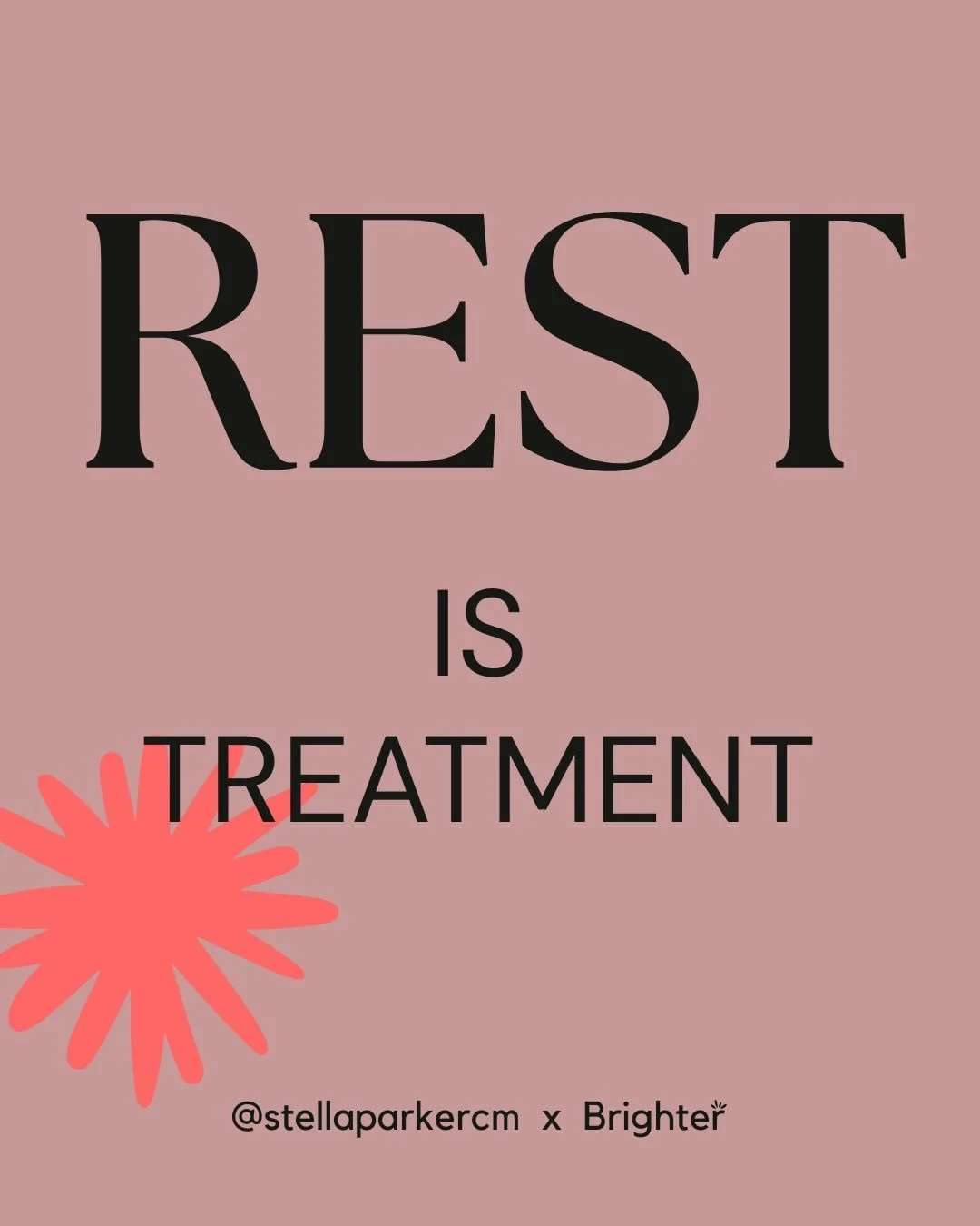 We know this&hellip; but do we REALLY know this?

Rest is not a reward. It&rsquo;s not something one earns by collapsing first.

I have depression. And one of the sneakiest things it does is convince you to keep holding it together, right up until yo
