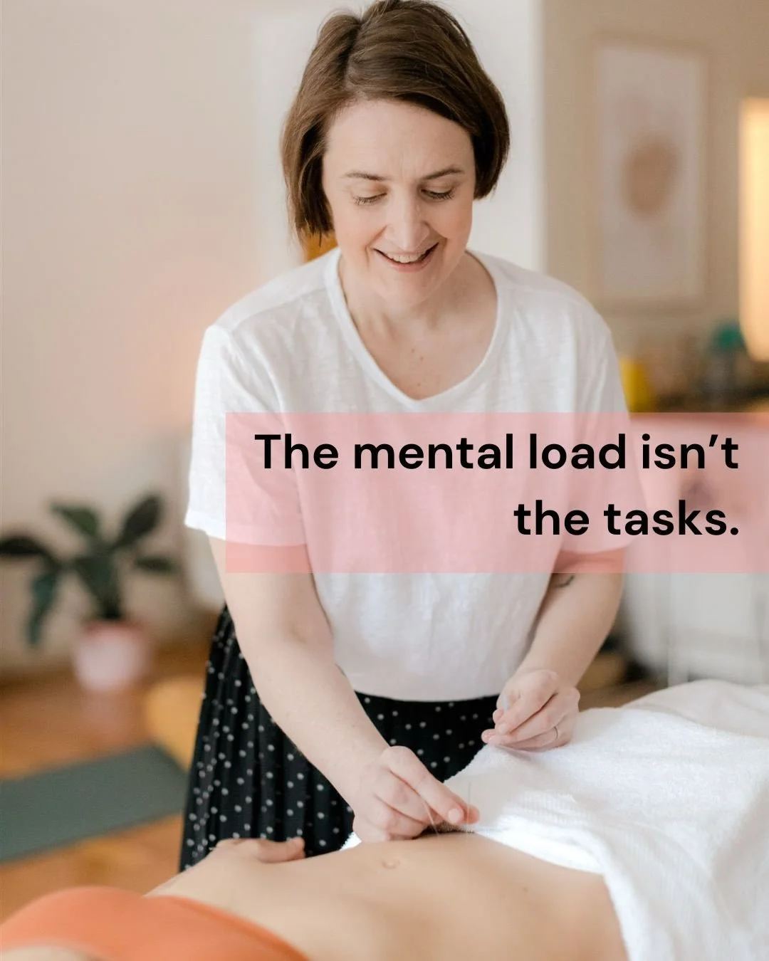 The mental load isn&rsquo;t the tasks.

It&rsquo;s knowing. The always knowing&hellip; What&rsquo;s running low. What&rsquo;s coming up. Who needs what and when and how.

And honestly, it lives in your body even when you&rsquo;re not thinking about i