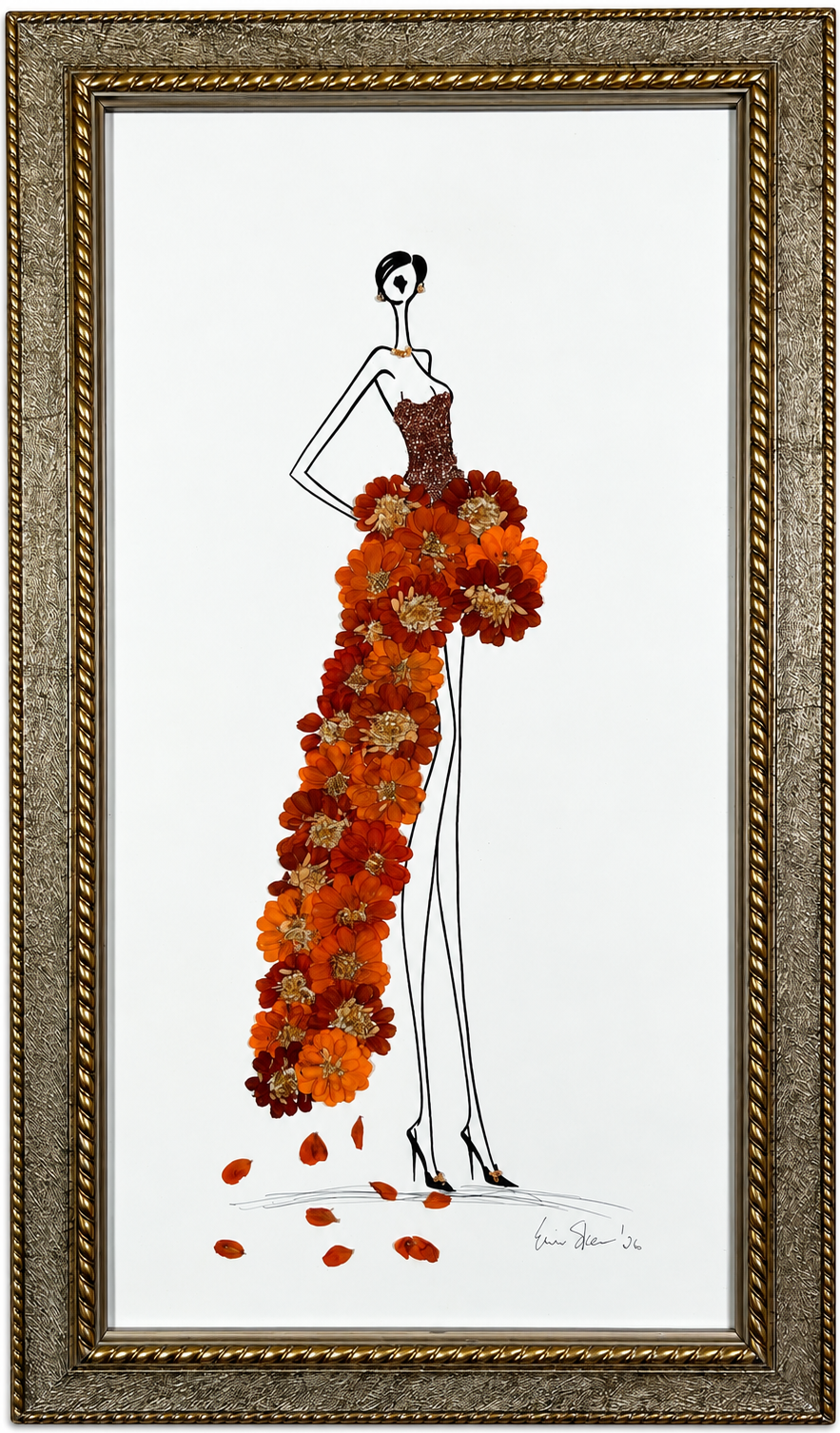 She Wore the Marigold Gown