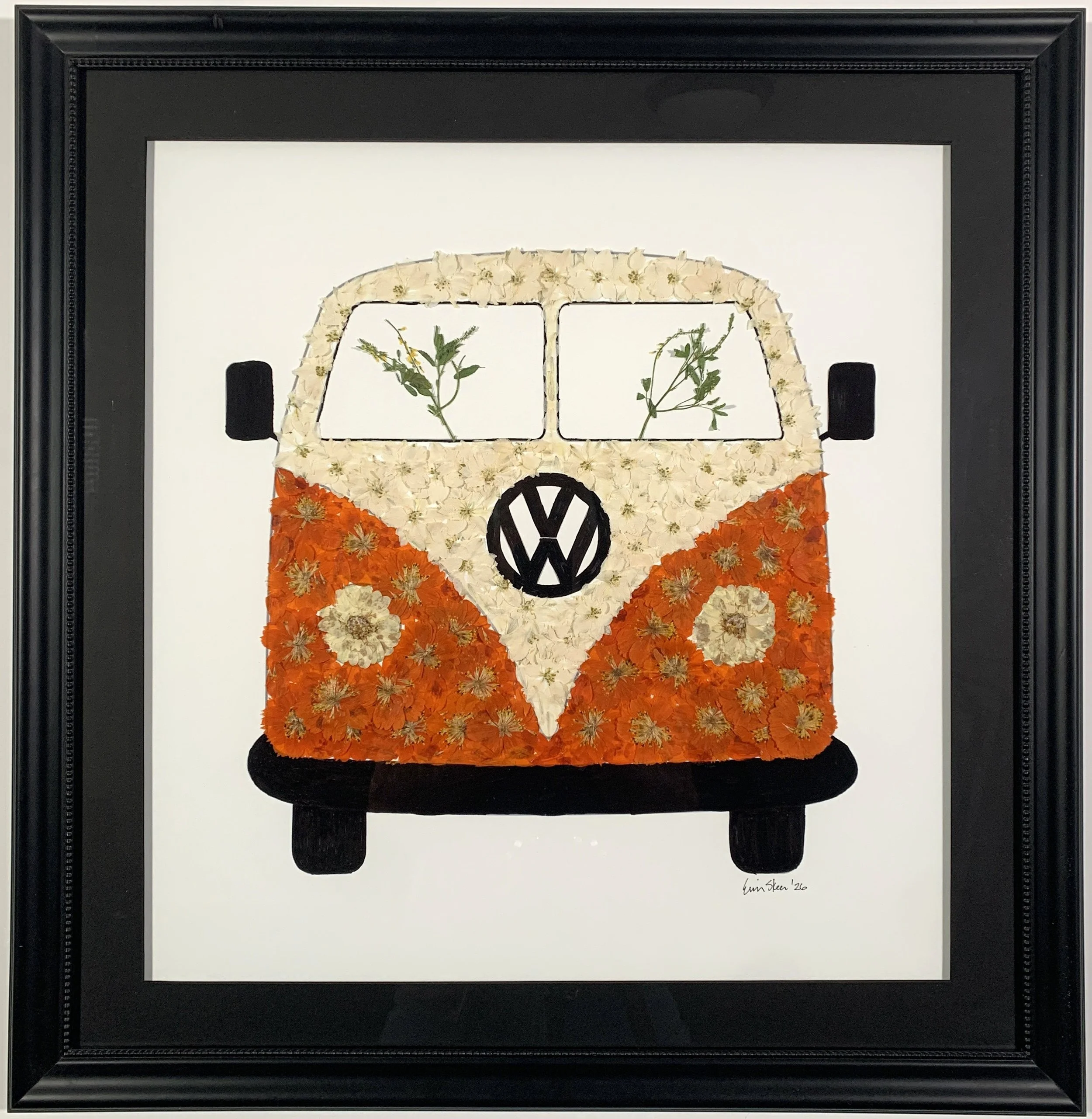 Pease, Love and Flower Power - Orange