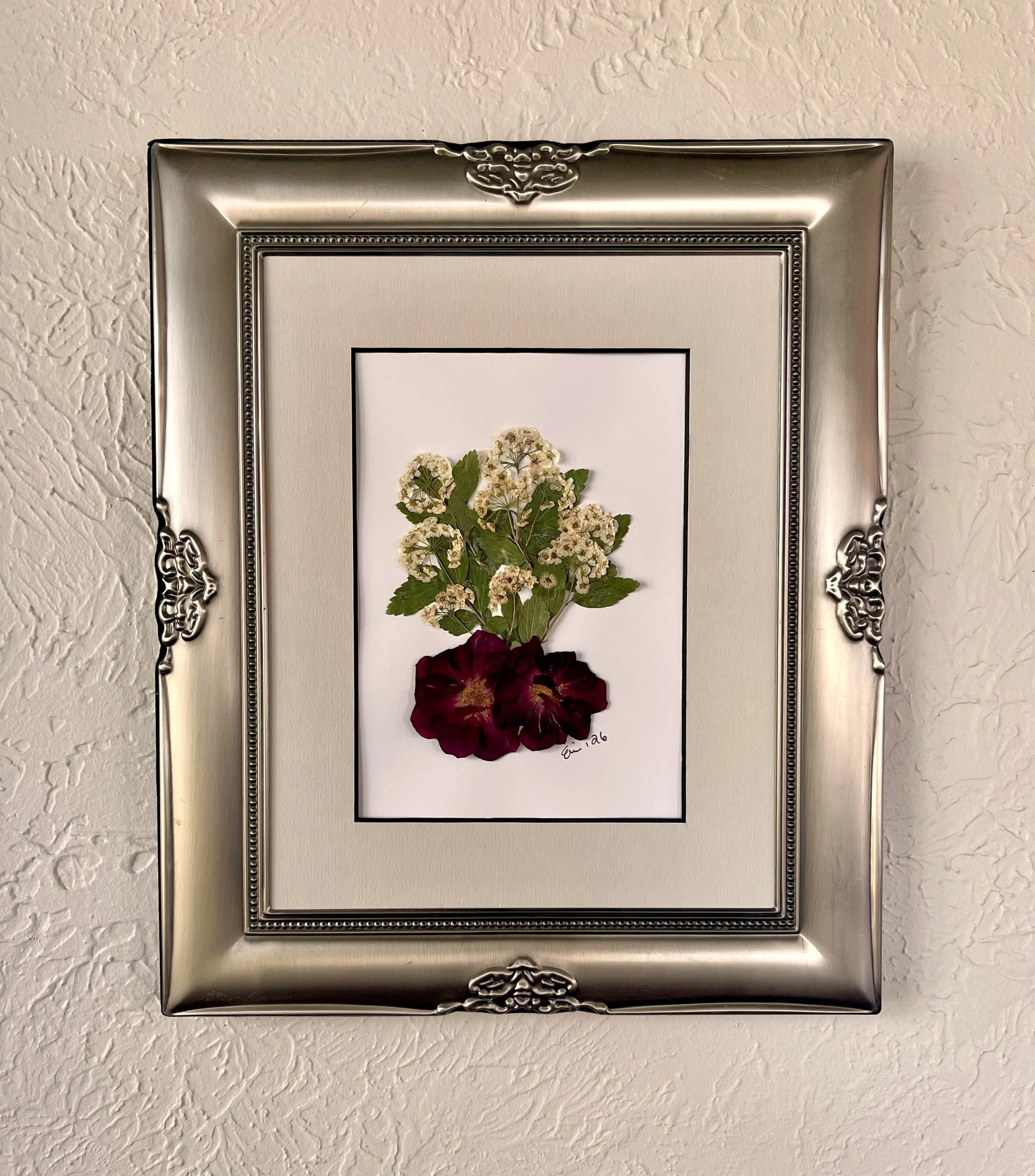 Elegant Botanical Framed Art Piece