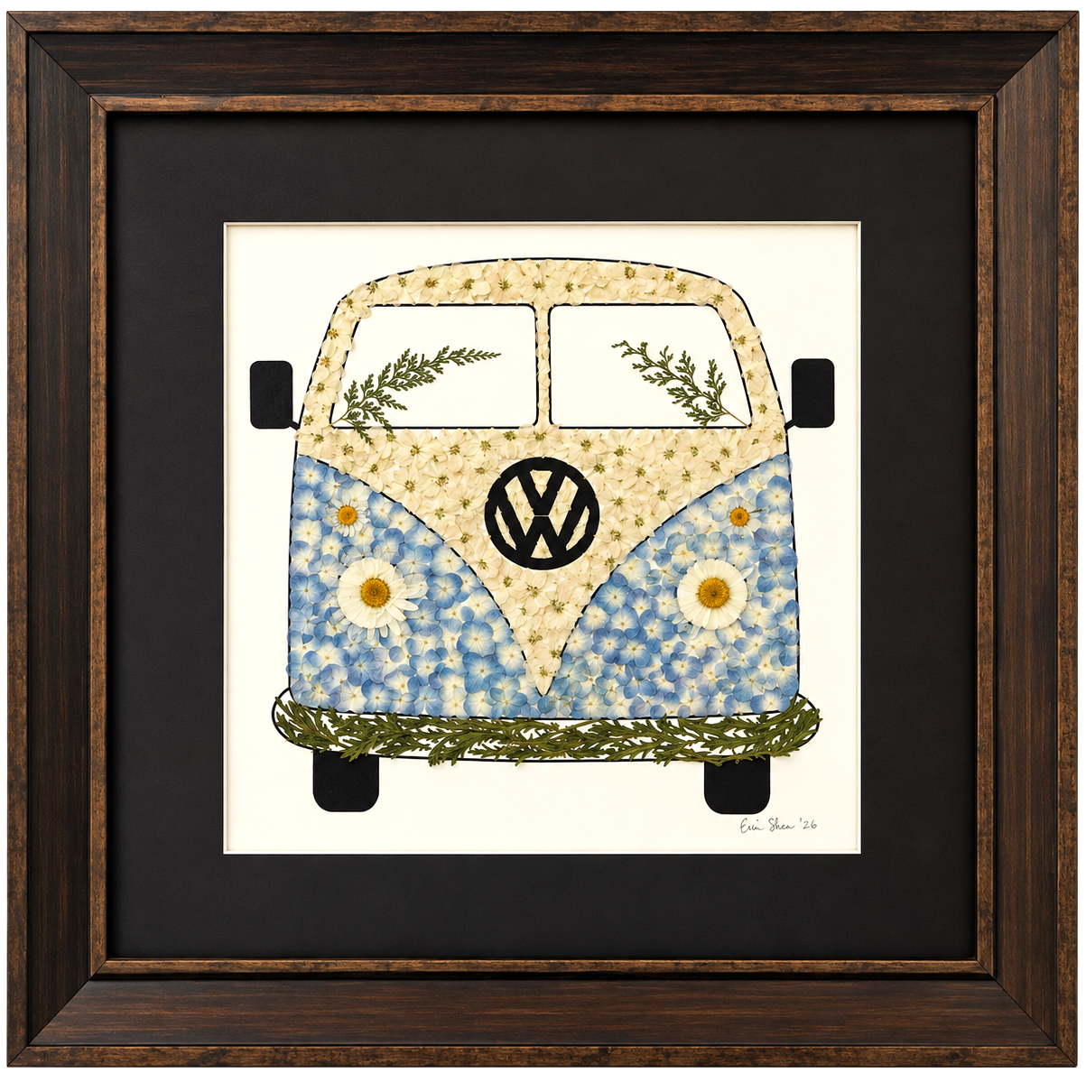 Peace, Love and Flower Power - Blue