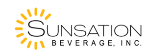 Sunsation Beverage, Inc. logo with stylized sun and company name
