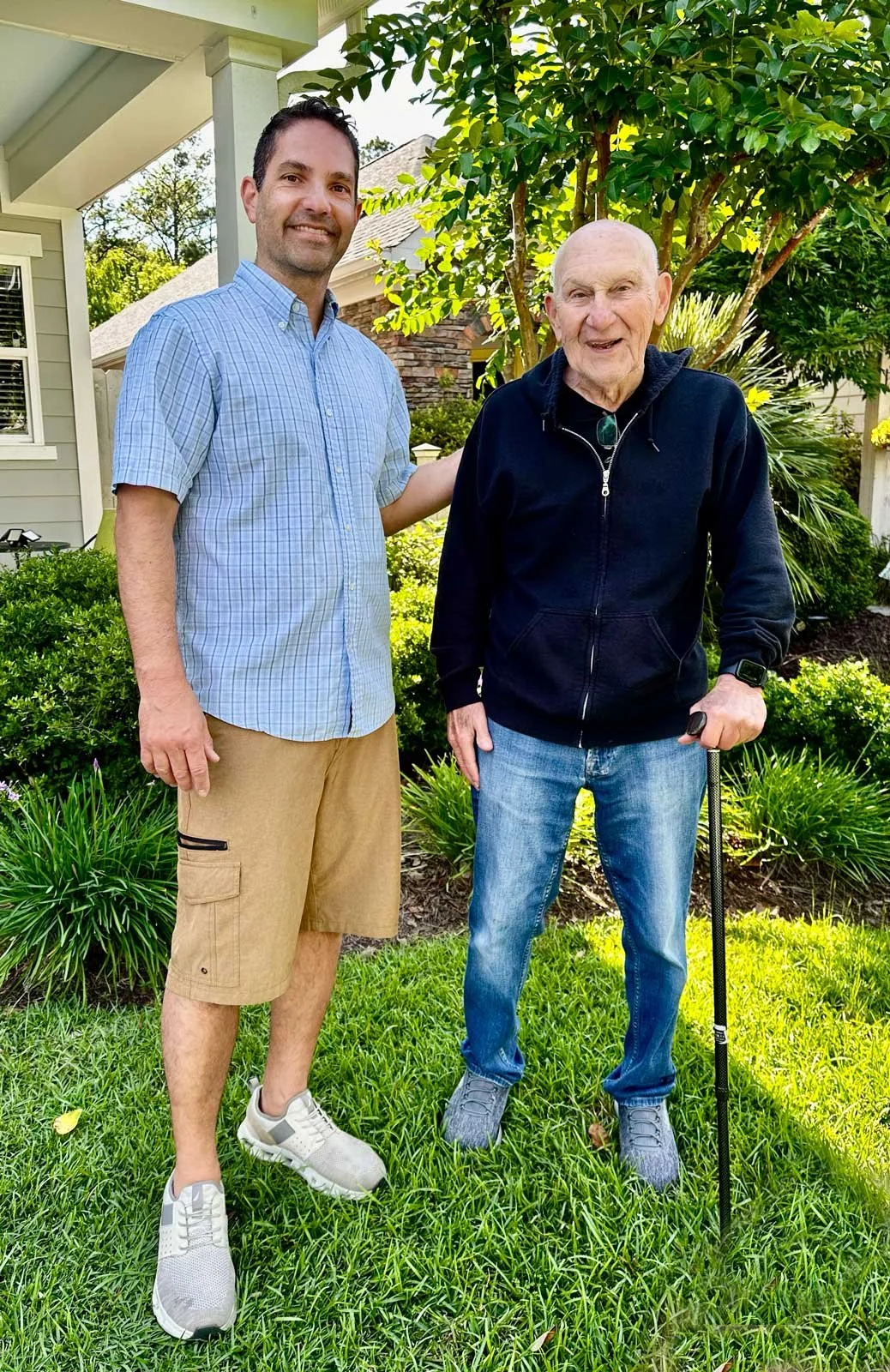 Founder Ted Bliman with a grandad