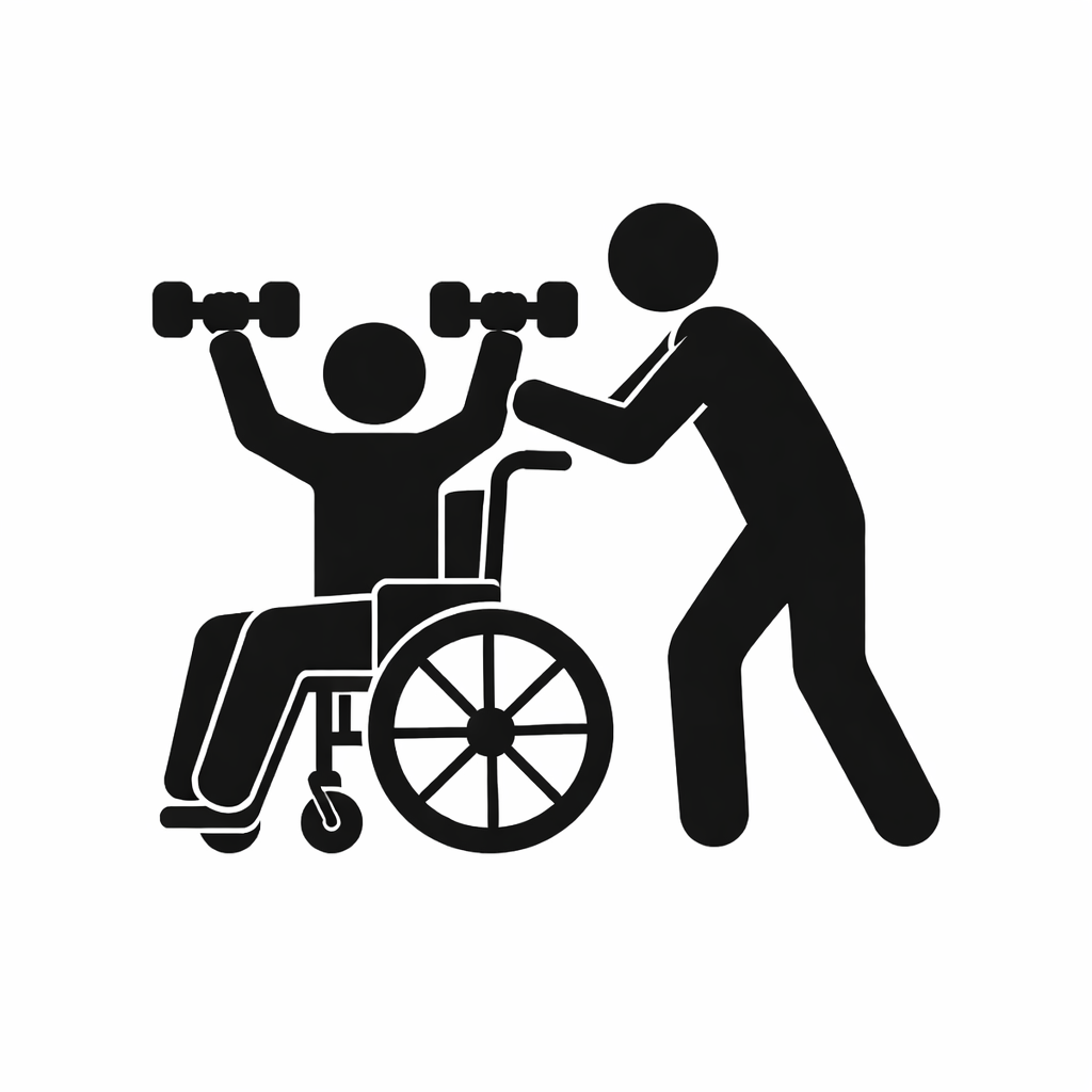 Exercising together_ wheelchair and support.png