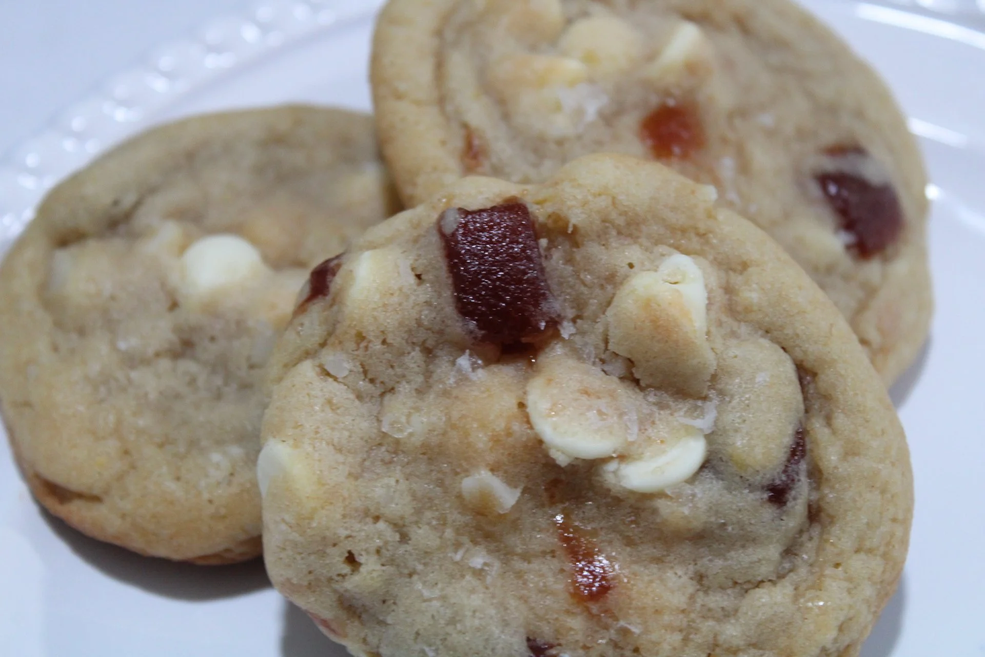 Guava White Chocolate Macadamia Cookies