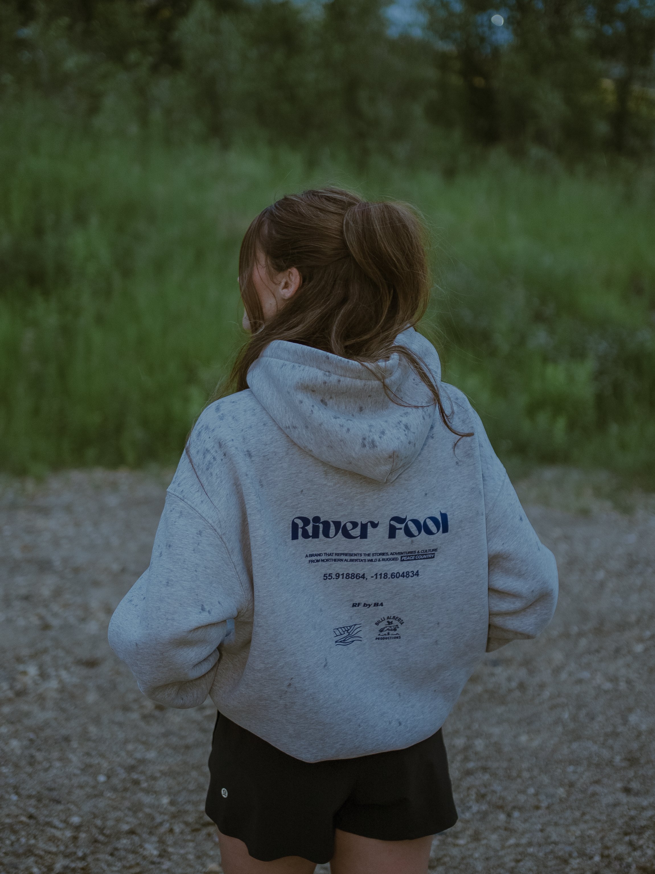 Grey & Navy Hoodie