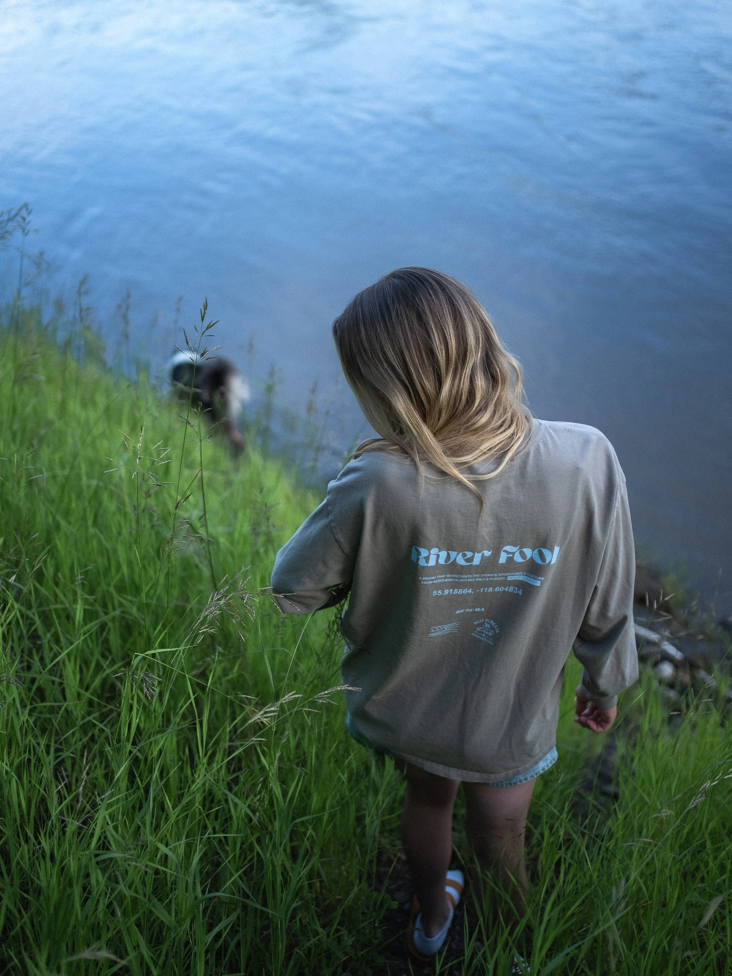 Tan & Blue Long Sleeve