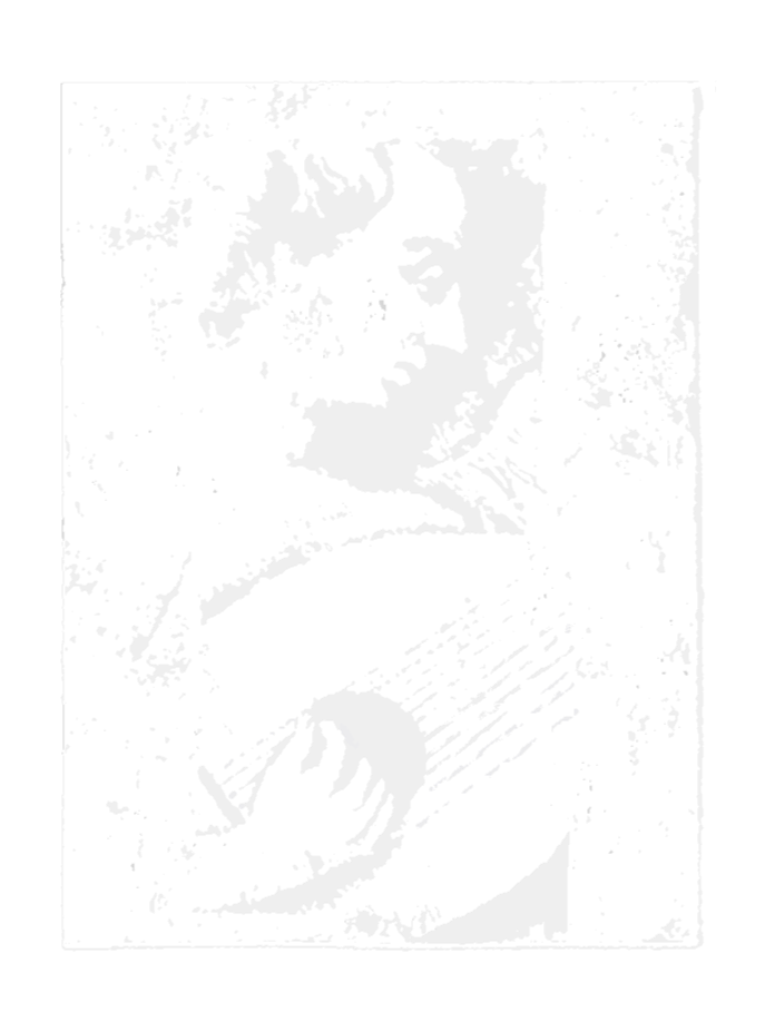A stylized, monochrome portrait of a woman with her hand near her face, created with a laser or etched effect.