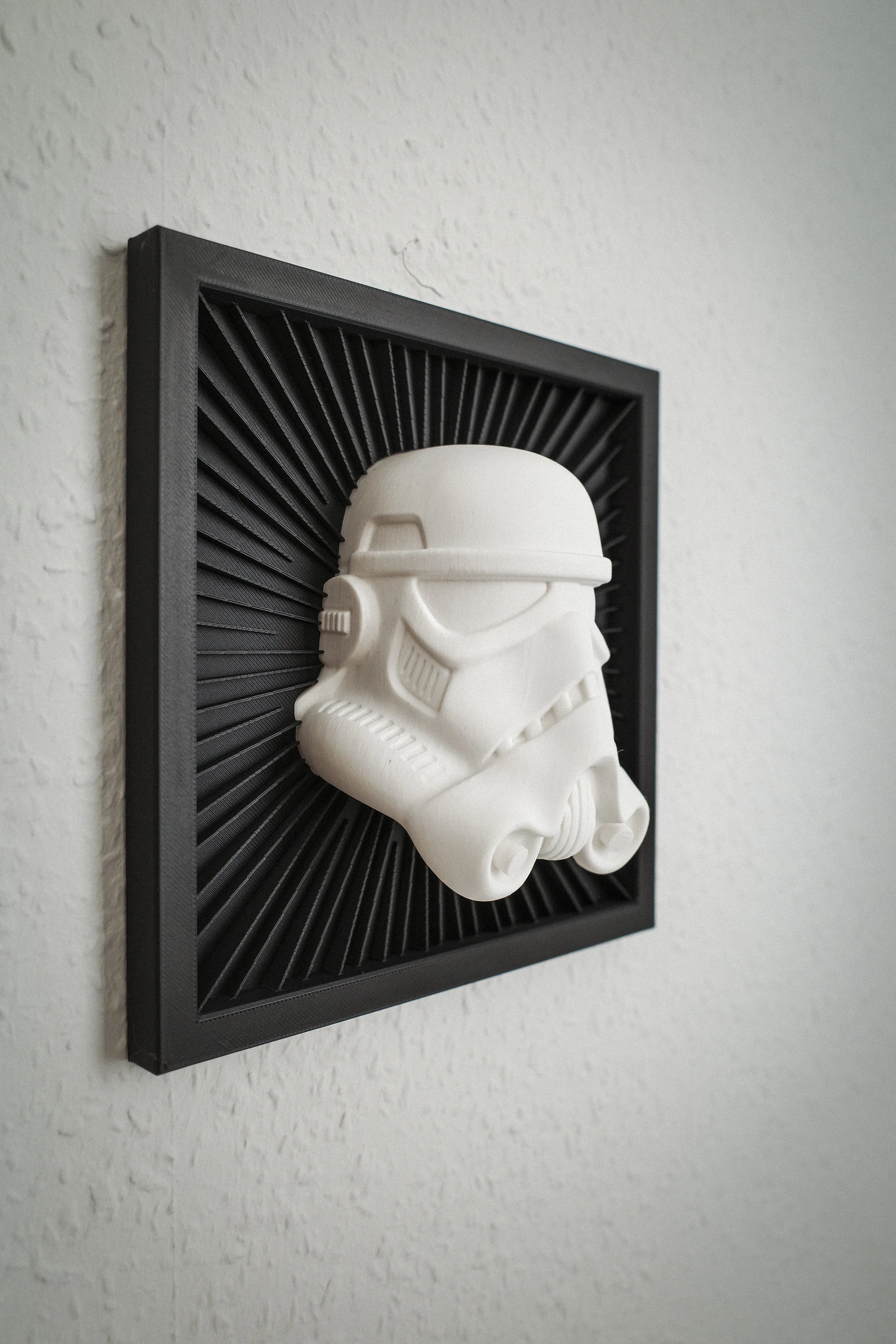 Sci Fi Helmet 3D Wall Art Framed Decor