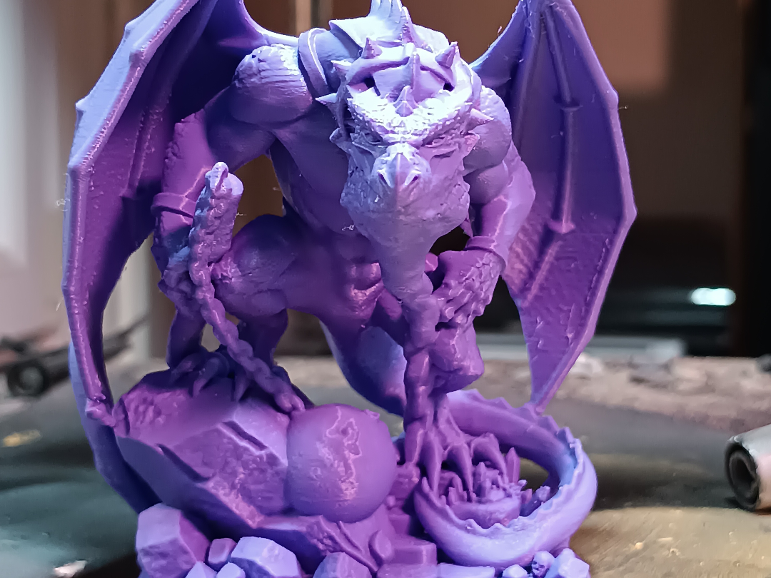 Ground Dragon Fantasy Miniature Tabletop RPG Monster Display Model