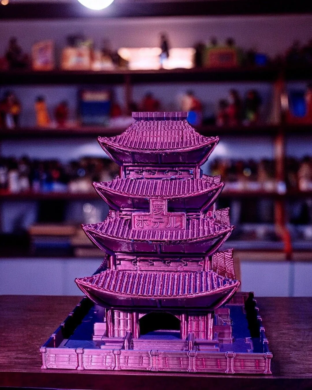 Japanese Pagoda Dice Tower Dice Roller Tray DnD RPG Tabletop Terrain