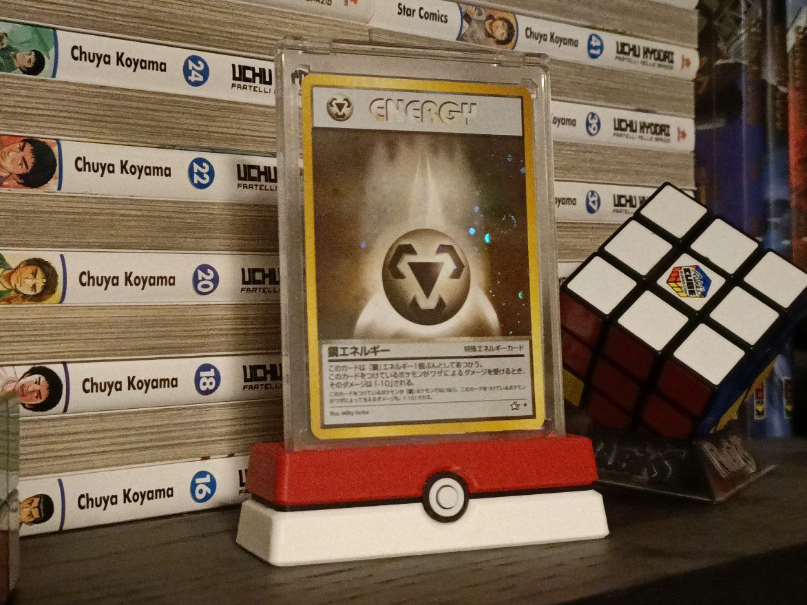 Pokeball Inspired Card Display Stand Trading Card Holder Desk Shelf Display