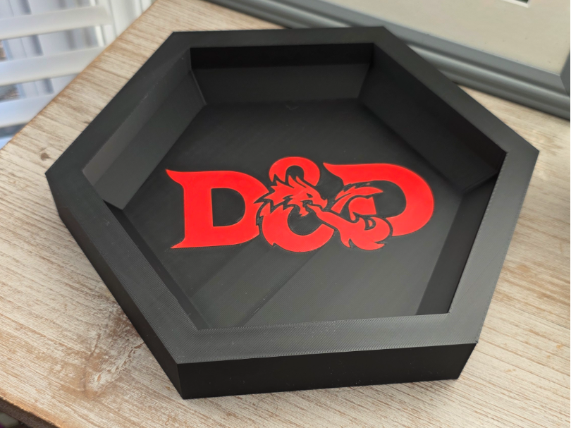 Dice Tray with Dungeons and Dragons logo DND.png