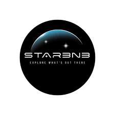 Starfield logo with the text 'STAR B' and a tagline 'EXPLORE WHAT'S OUT THERE'.
