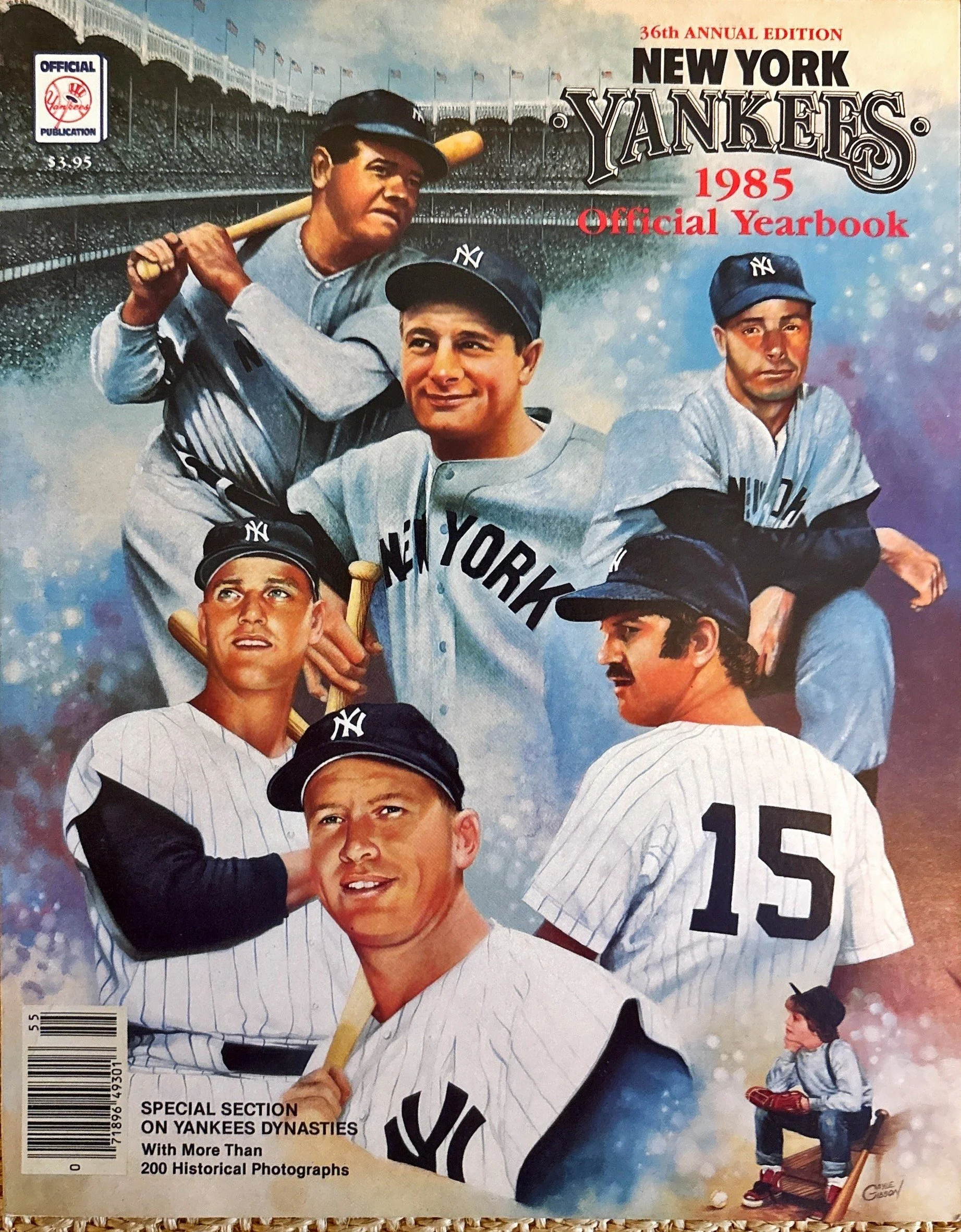1985-1989 Yankees Yearbooks