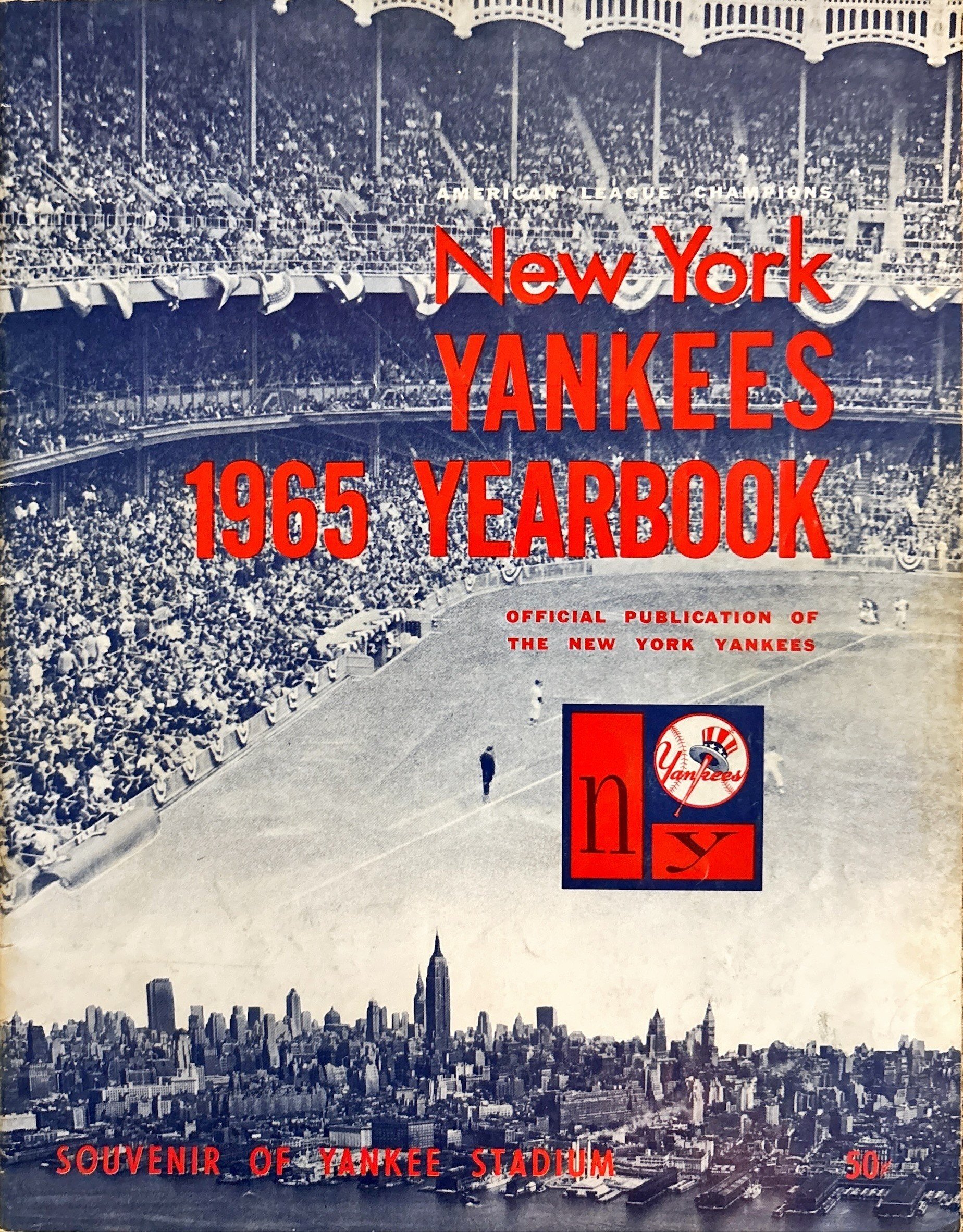 1965-1969 Yankees Yearbooks