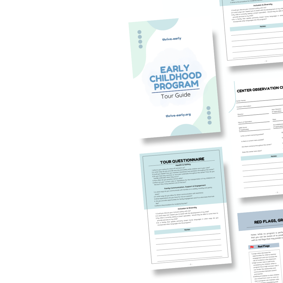 Early Childhood Tour E-Guide