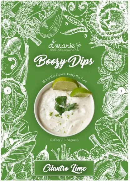 Cilantro Lime Boozy Dip