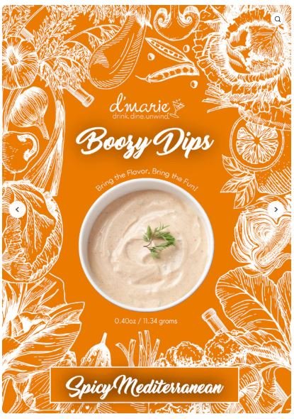 Spicy Mediterranean Boozy Dip