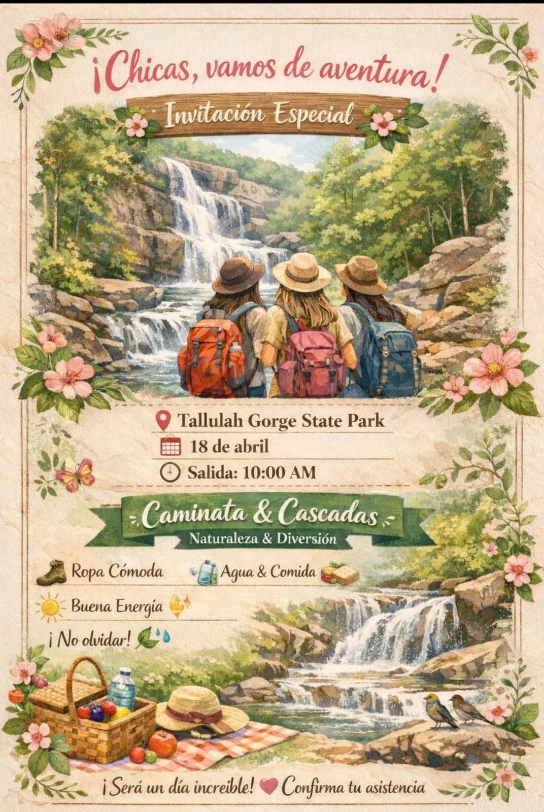 🌿✨ Chicas, vamos de aventura ✨🌿