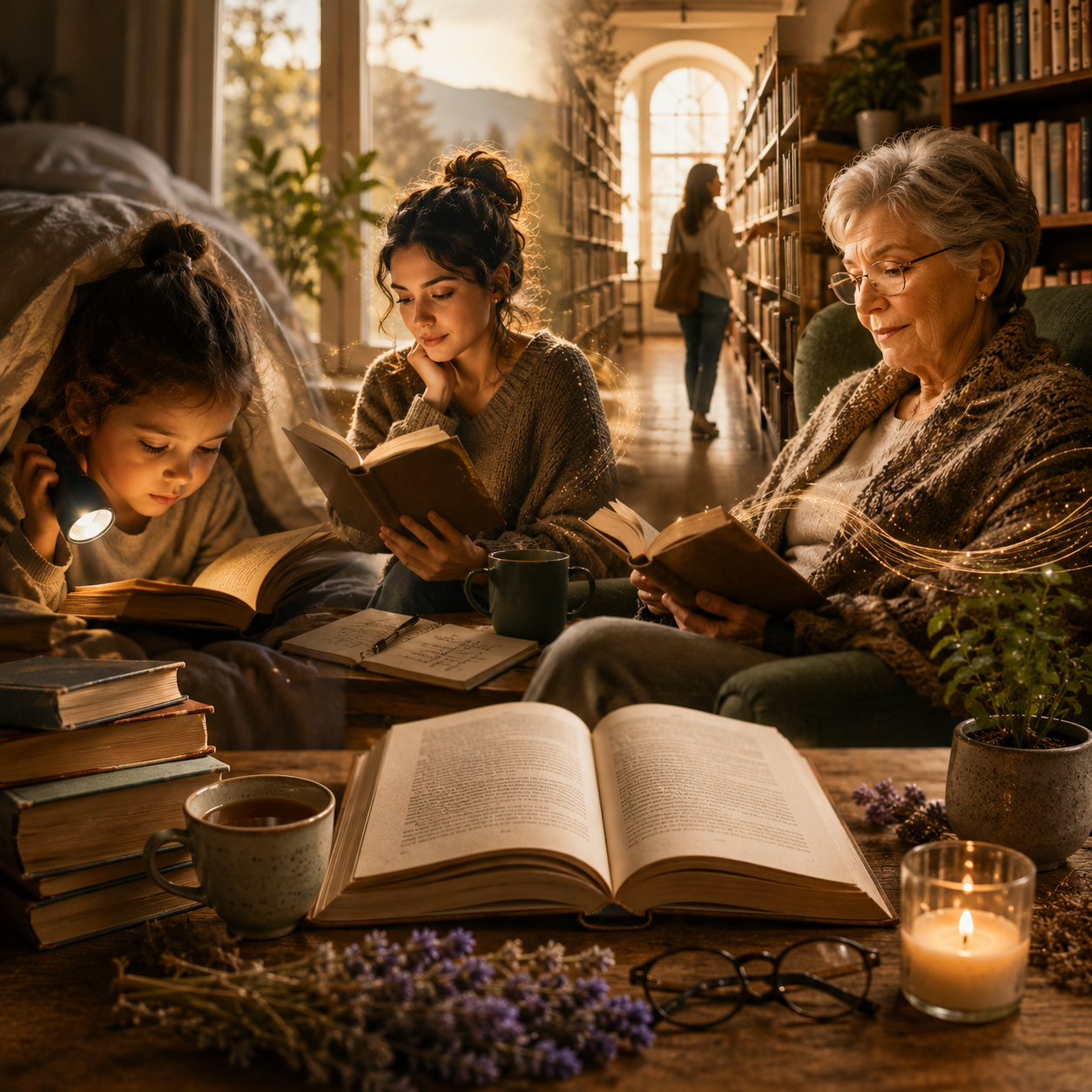 El hilo invisible: Cómo la lectura transforma cada etapa de nuestra vida