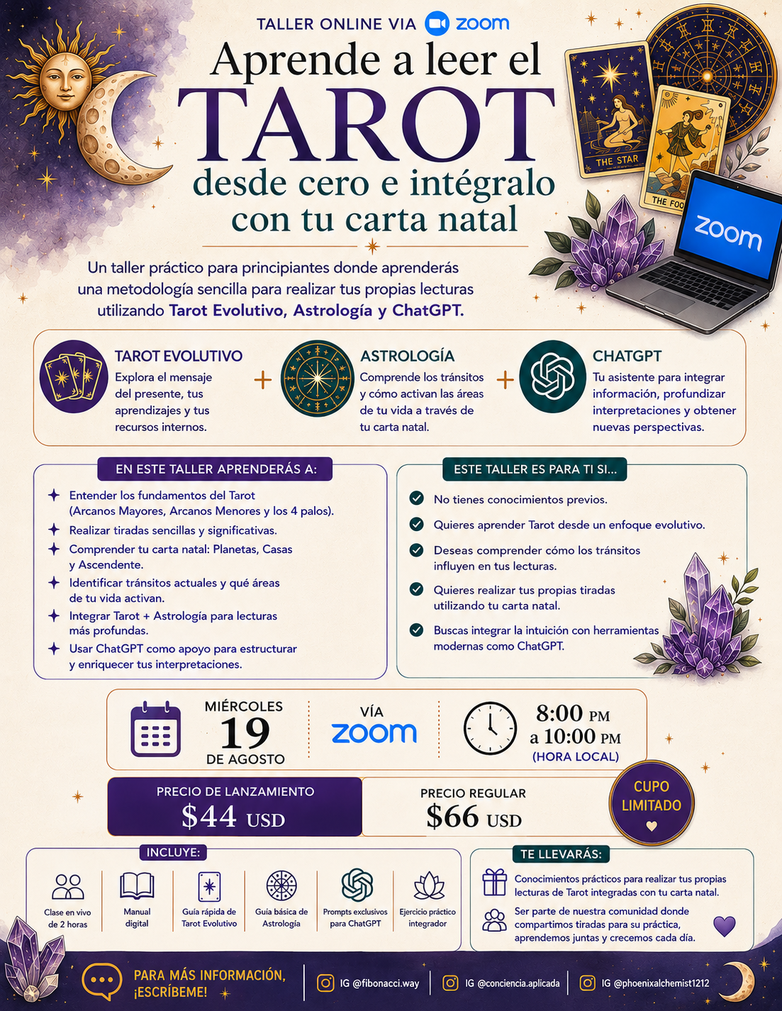Tarot + Astrologia + Chatgpt 