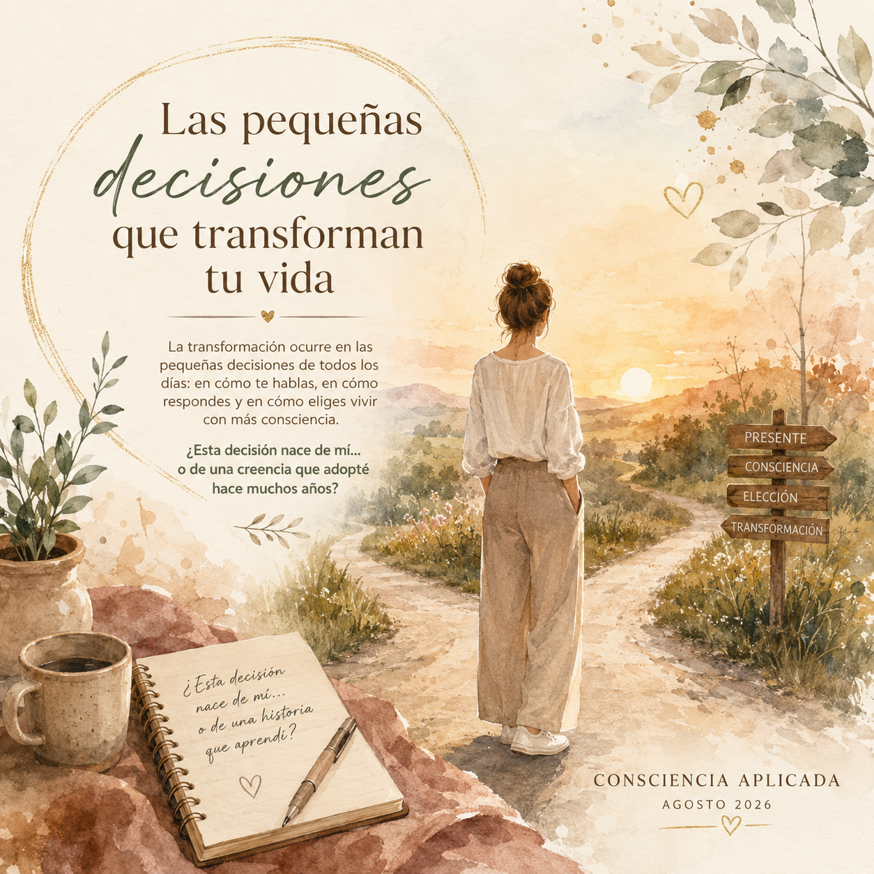 Conciencia Aplicada: Las pequeñas decisiones que transforman tu vida