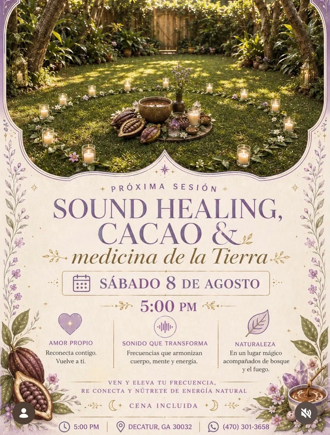 Sound Healing & Cacao - Medicina de la Tierra 