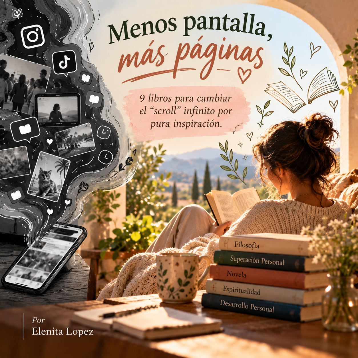 Menos pantalla, más páginas: 9 libros para cambiar el "scroll" infinito por pura inspiración.