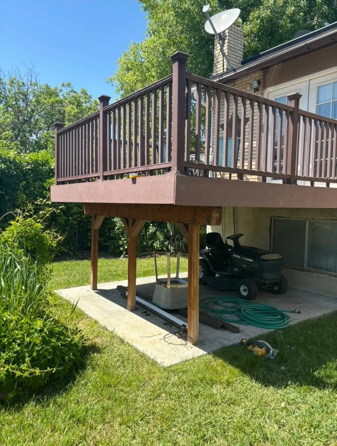 Exterior Deck Support