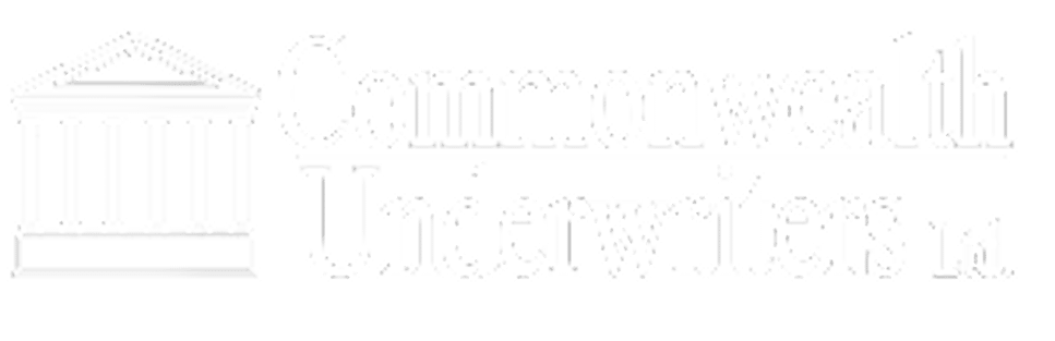 Logo of Commonwealth Underwriters with a classical building icon and text.