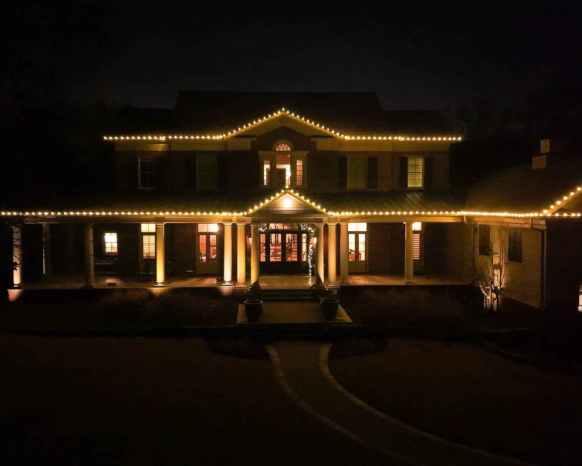 Roofline Lighting vs. Full Property Lighting