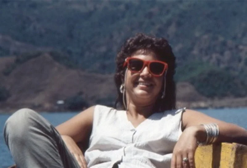Rowing the boss around the lake, Pokhara, Nepal, 1985. (honeymooners)