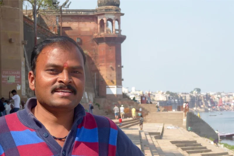 My friend by the river.&nbsp;