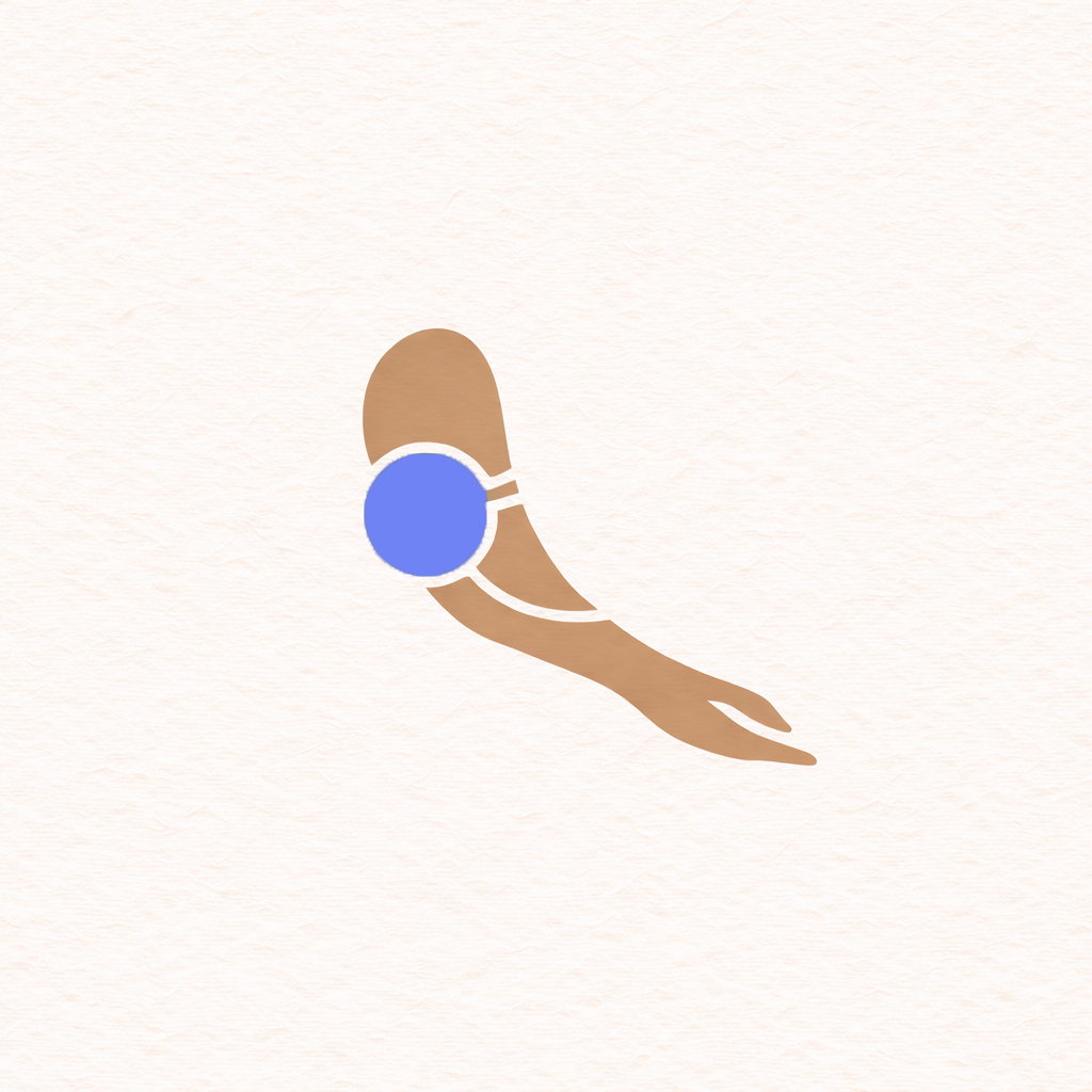 A simplified illustration of a person swimming, wearing goggles and swimming a freestyle stroke.