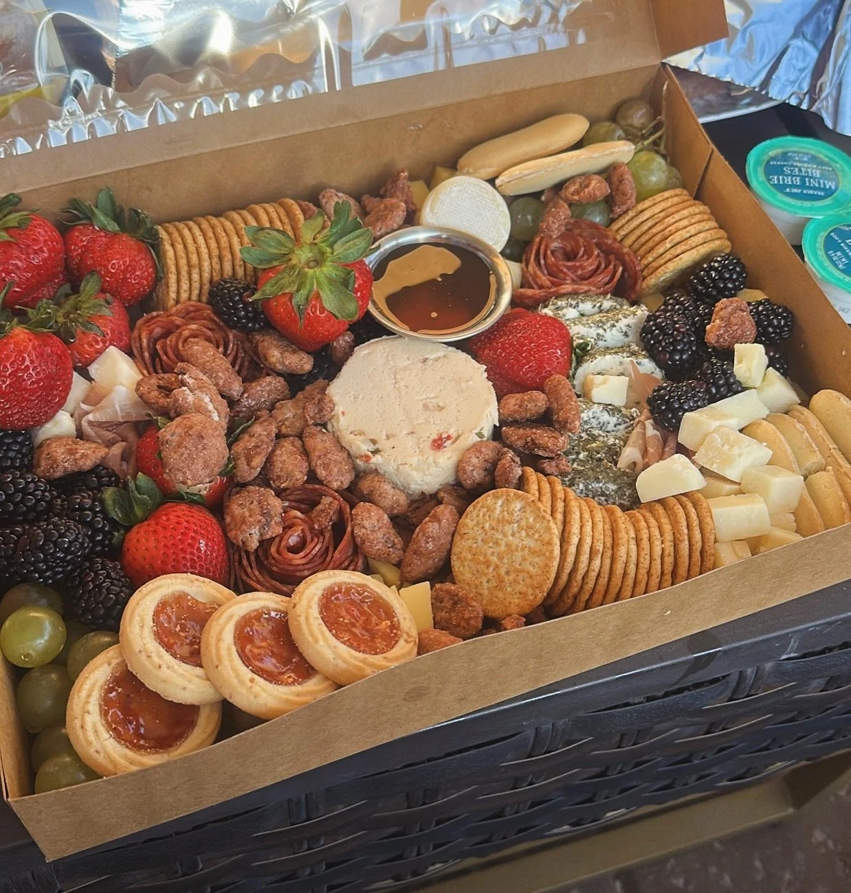 Graze. Gift. Gather. 🍯✨
Every box is curated with intention&mdash;sweet, savory, and a little bit of everything in between.

#charcuterie #grazebox #honeydewmarket