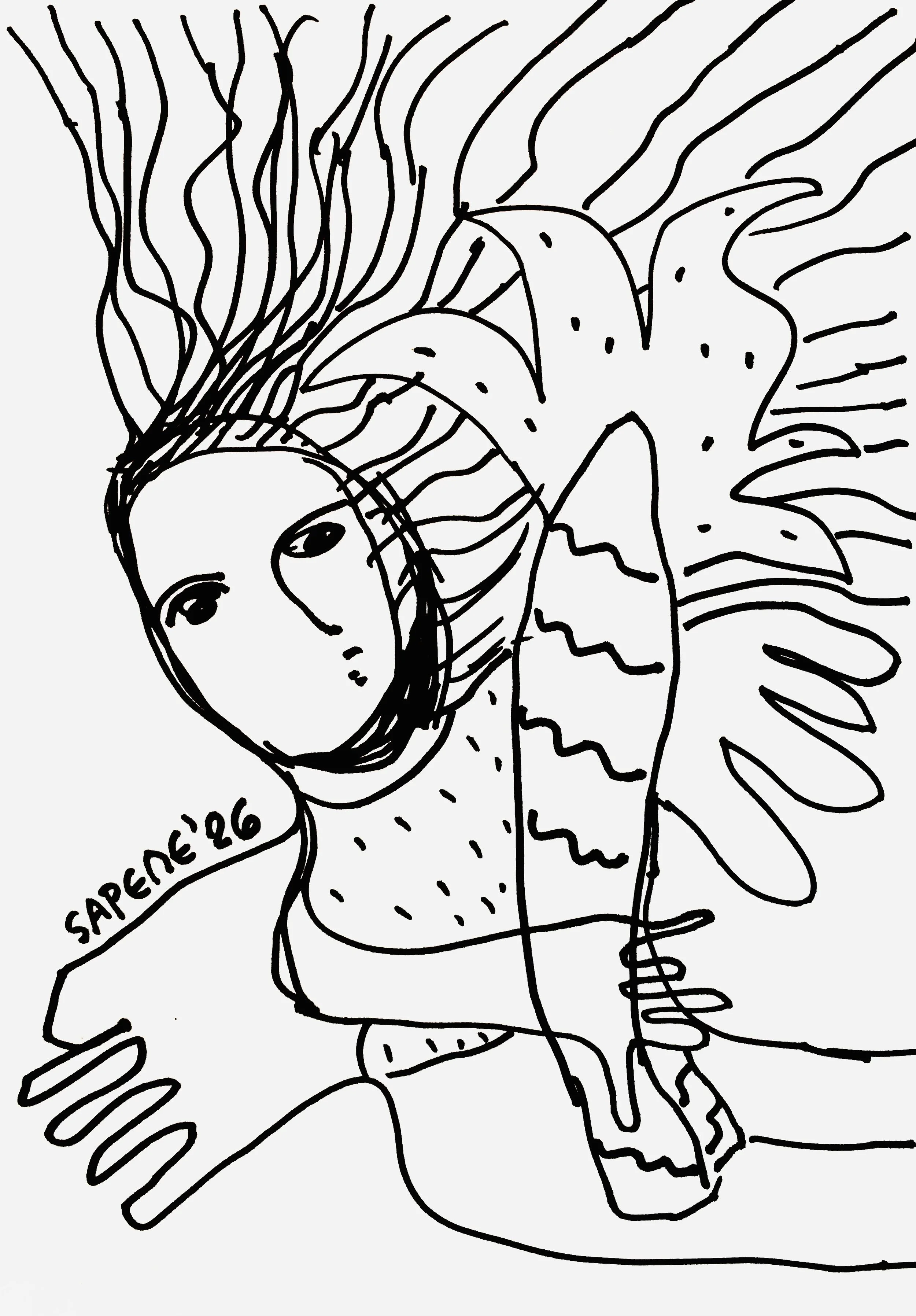 14 Daily Sketches, 2026
Ink on paper 5.8 x 8.3 in 14.8 x 21 cm