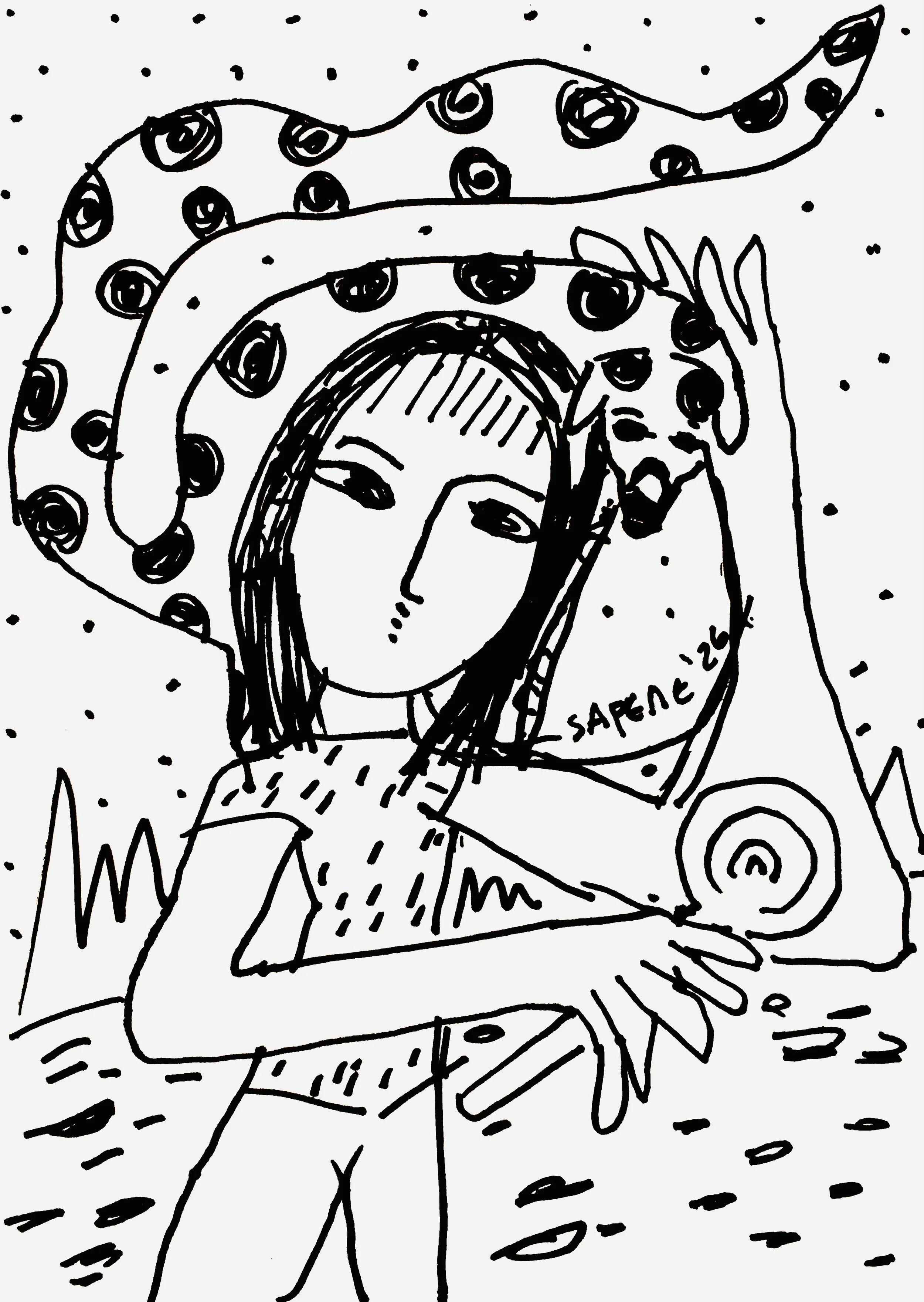 Daily Sketches, 2026
Ink on paper 5.8 x 8.3 in 14.8 x 21 cm