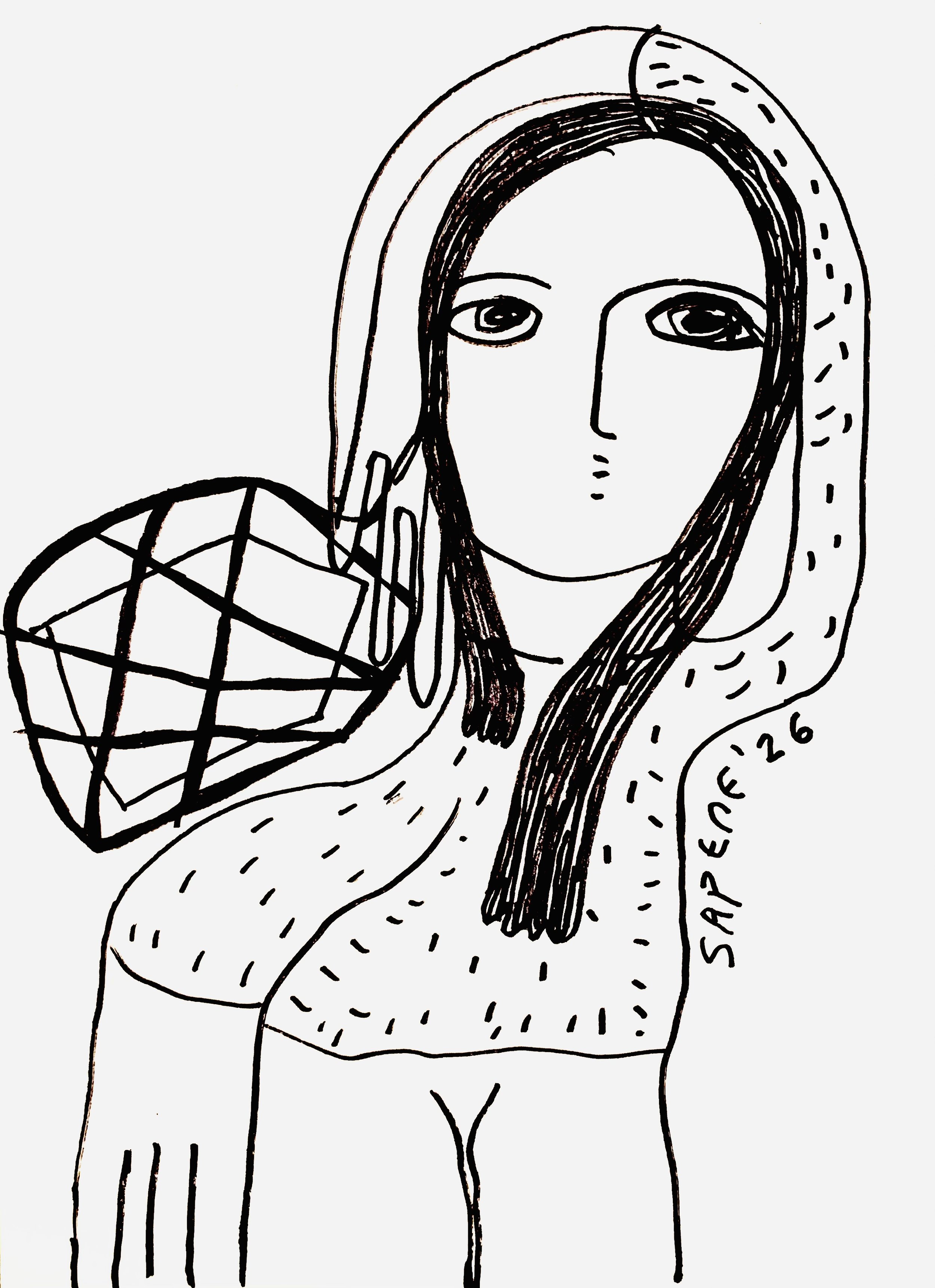 4 Daily Sketches, 2026
Ink on paper 5.8 x 8.3 in 14.8 x 21 cm