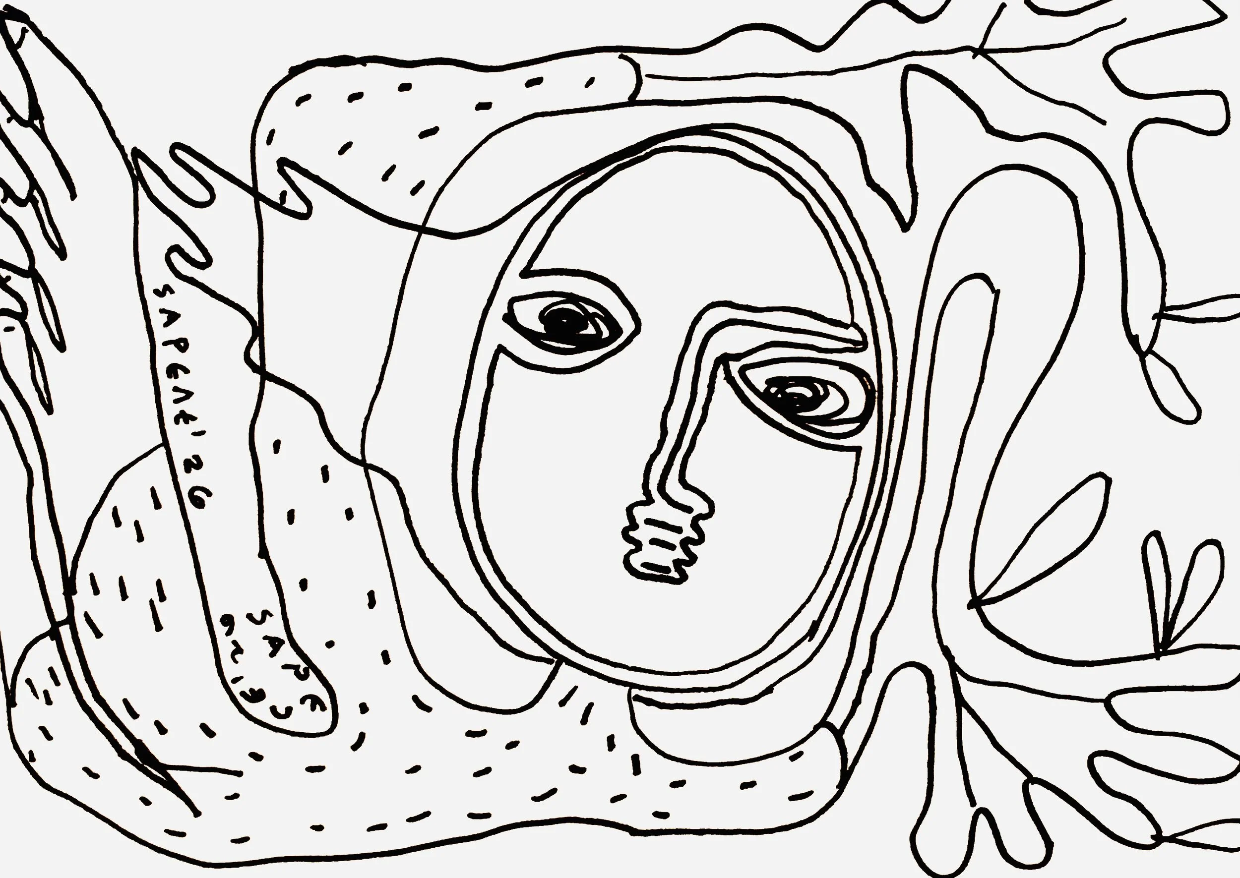 Daily Sketches, 2026
Ink on paper 5.8 x 8.3 in 14.8 x 21 cm
