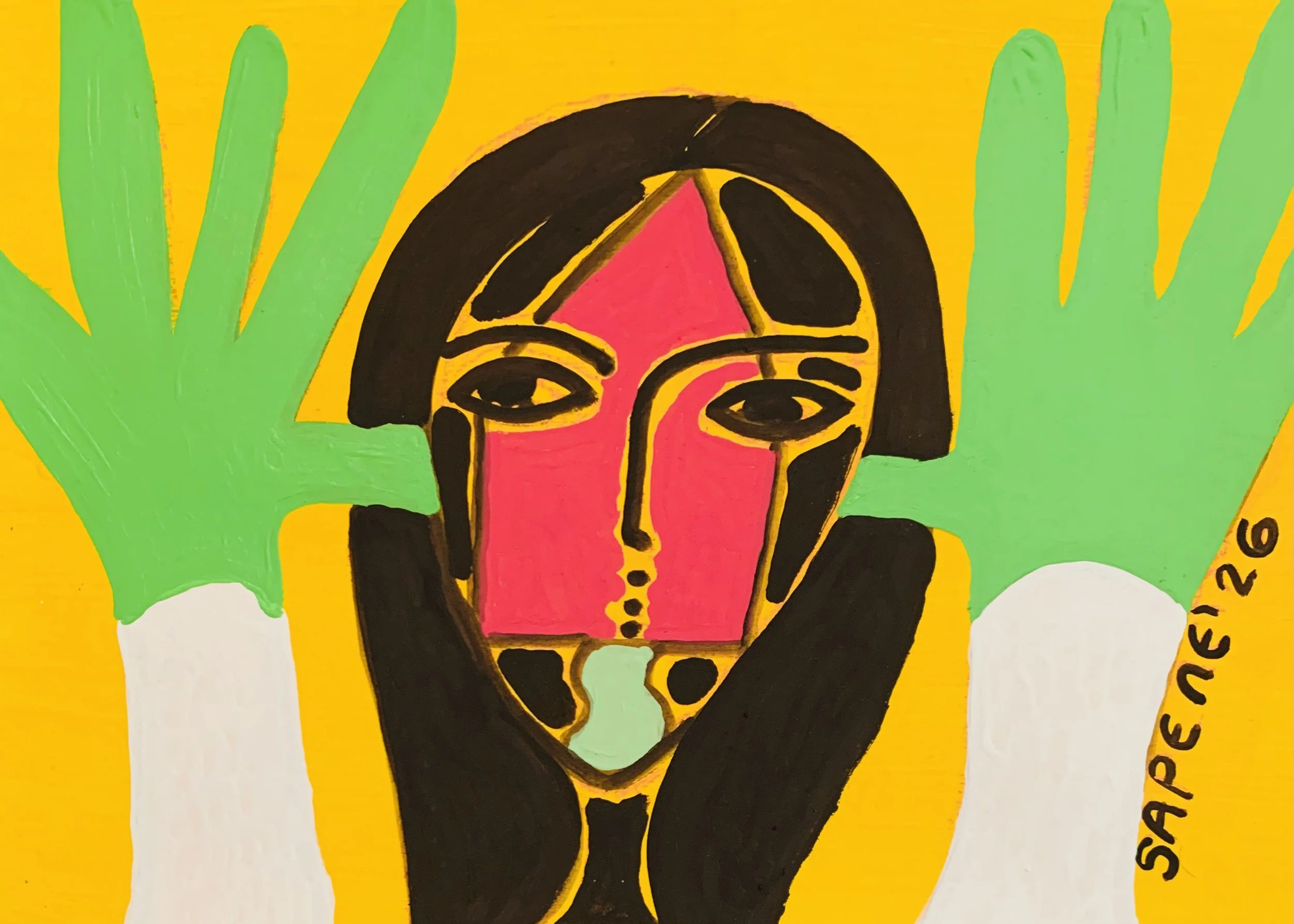 Kavanayén. I Am My Home. Río Orinoco. 2026

Acrylic on paper 11.6 × 8.2 in 29.7 × 21 cm