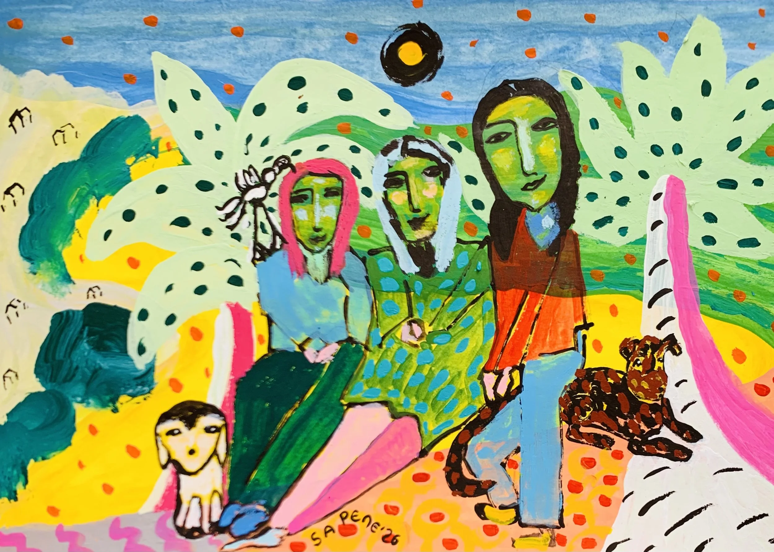 Kavanayén 07. La manada. Río Orinoco. 2026

Gouache on paper 11.6 × 8.2 in 29.7 × 21 cm