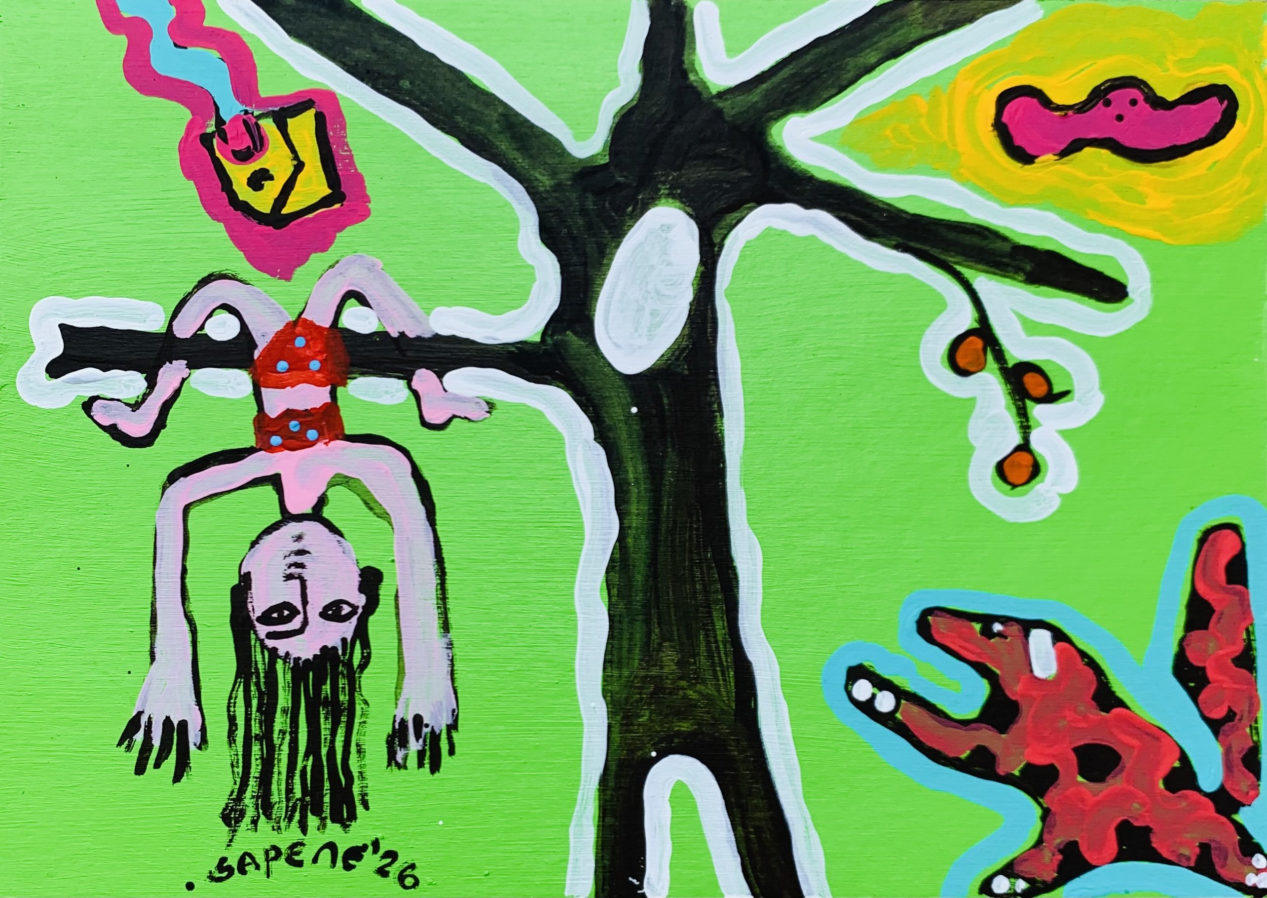 Kavanayén. Zara de cabezas. Río Orinoco. 2026

Gouache on paper 11.6 × 8.2 in 29.7 × 21 cm