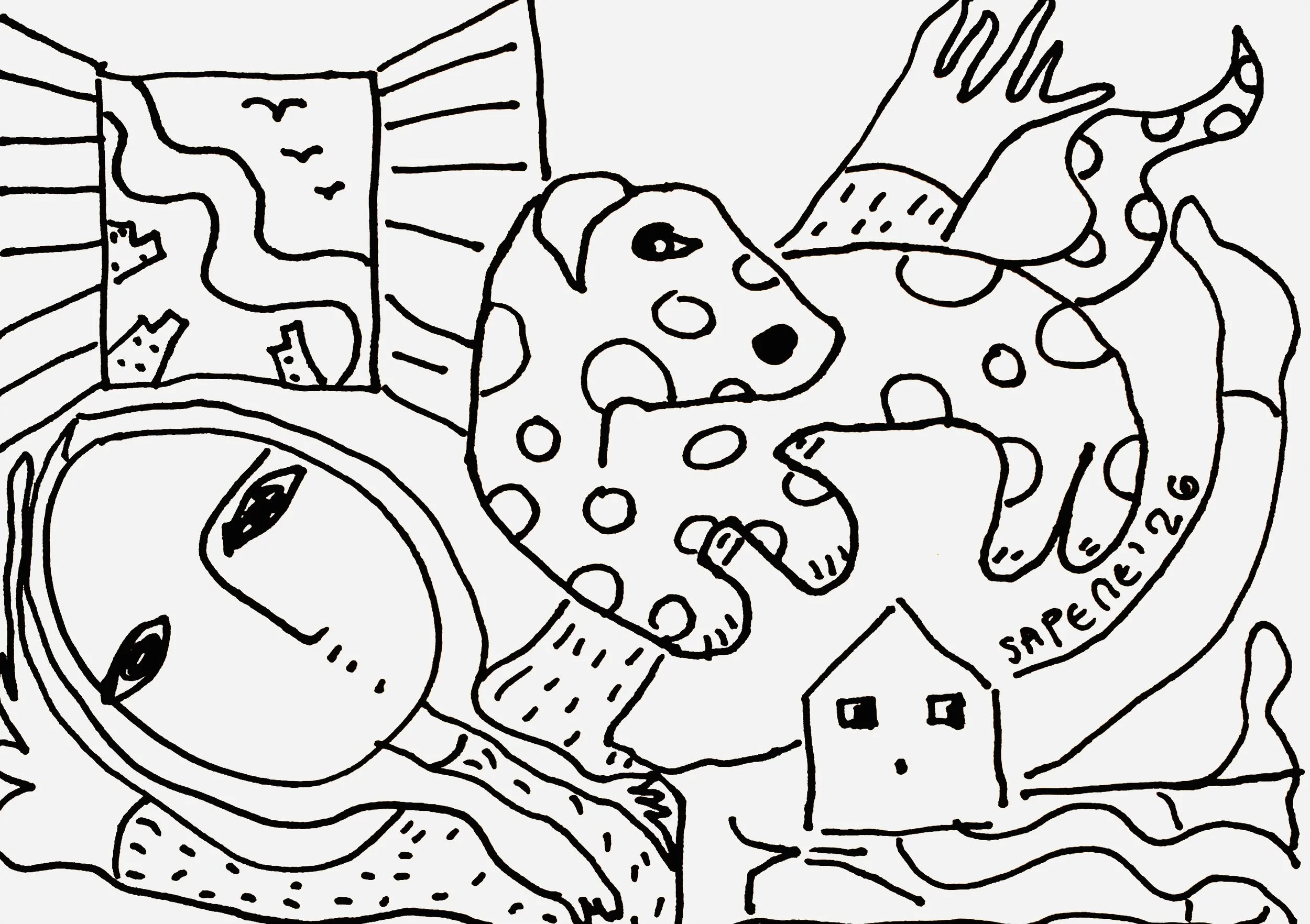 15 Daily Sketches, 2026
Ink on paper 5.8 x 8.3 in 14.8 x 21 cm