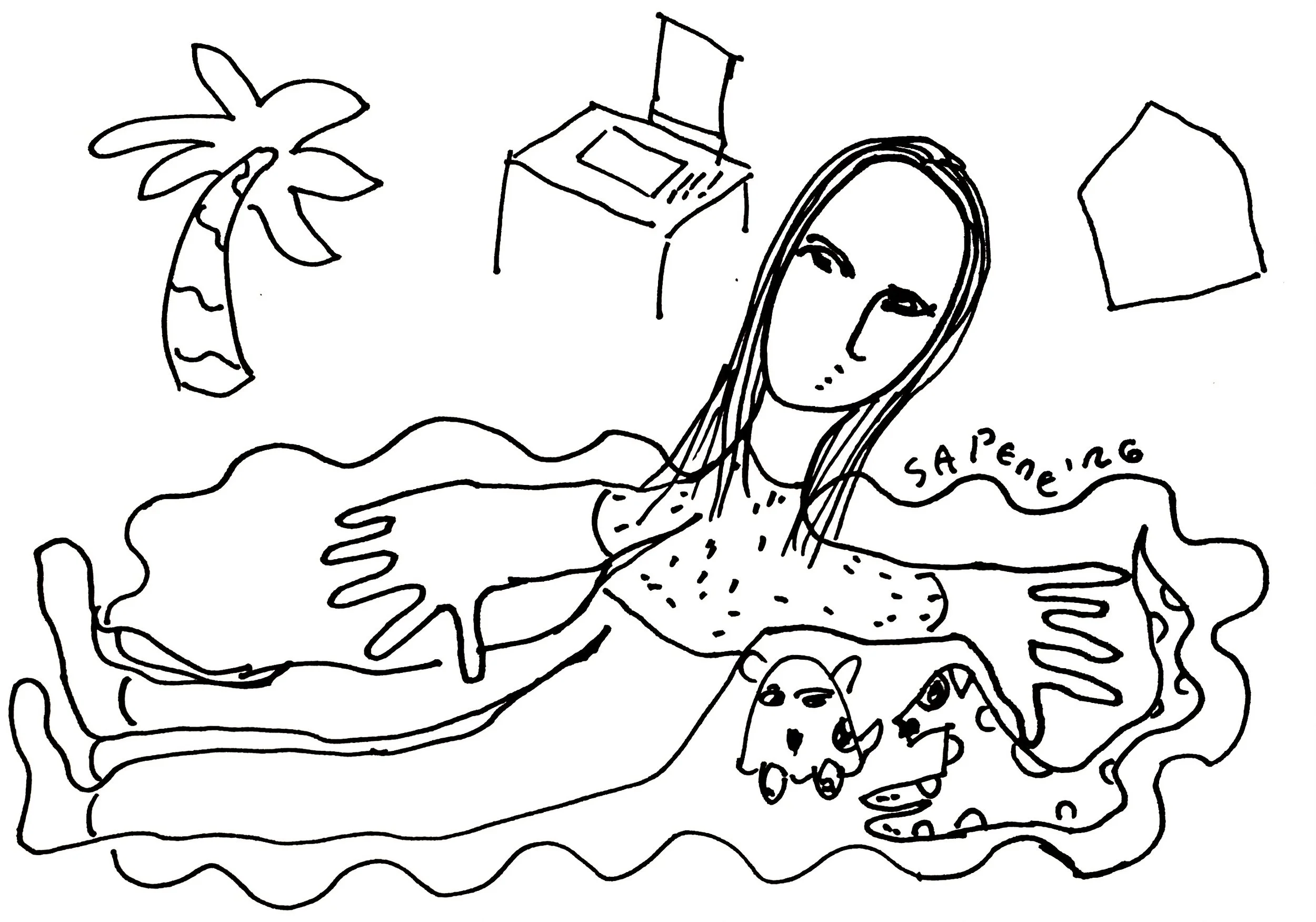 62 Daily Sketches, 2026
Ink on paper 5.8 x 8.3 in 14.8 x 21 cm